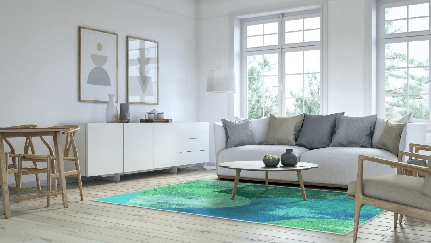 Tappeto Wilton - Lazio (verde)