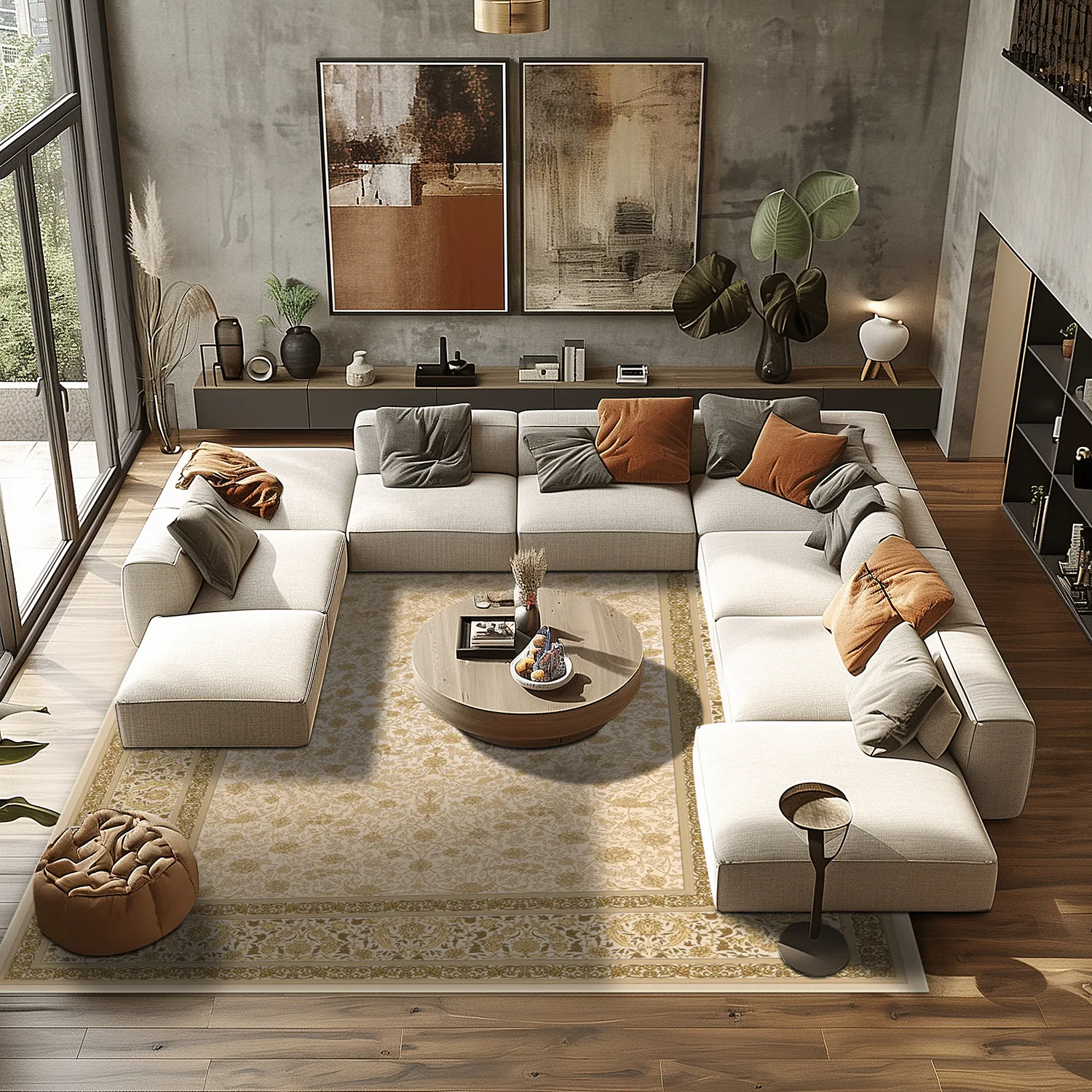 Tappeto Wilton - Genesis (oro)