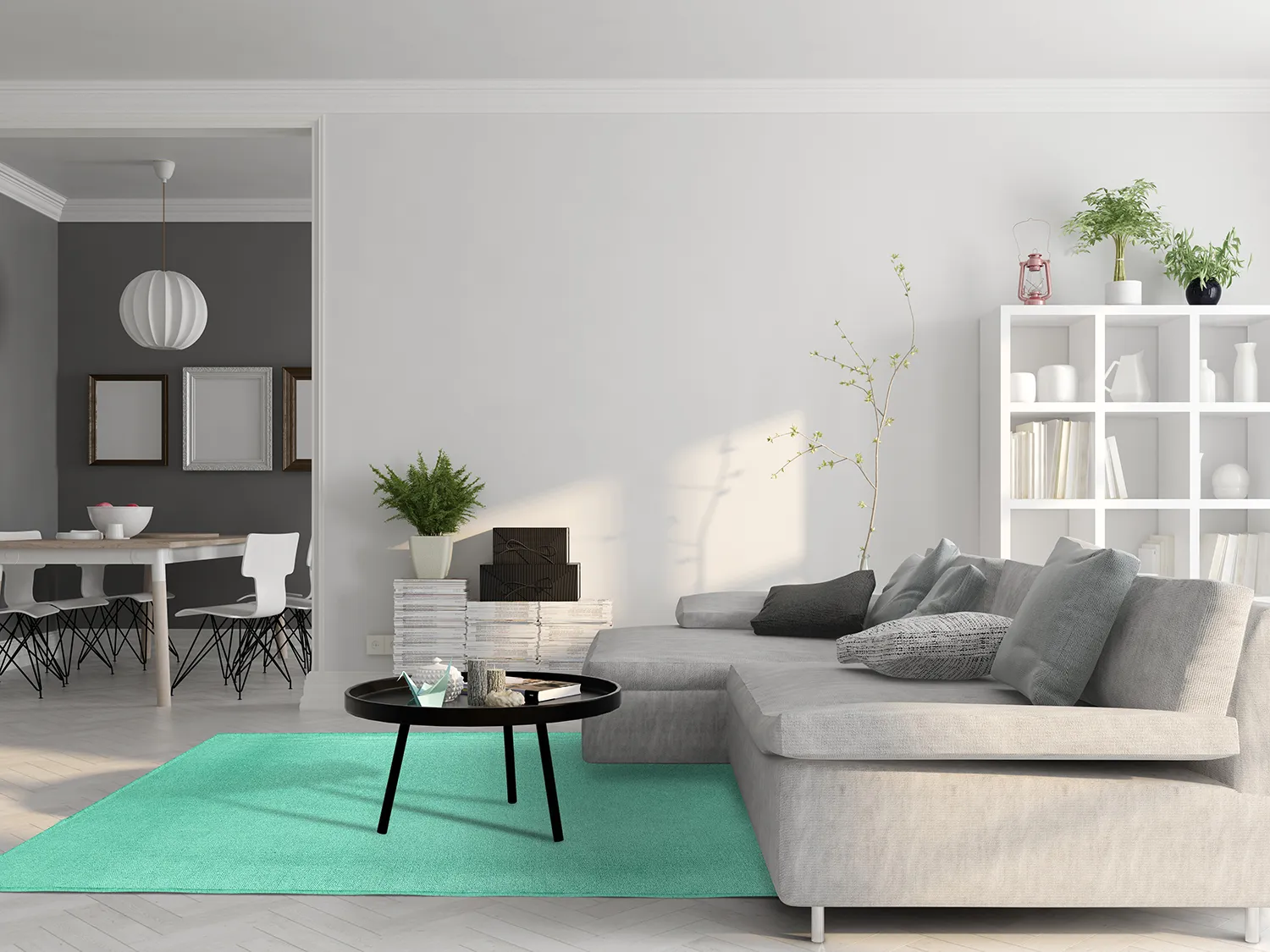 Tappeto In Lana - Hamilton (Biscay Green)