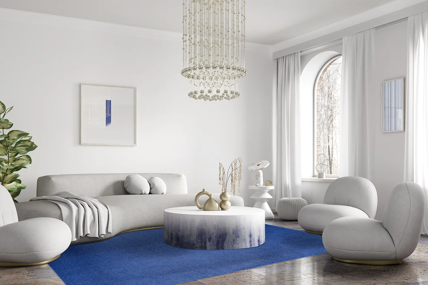 Tappeto In Lana - Hamilton (Classic Blue)