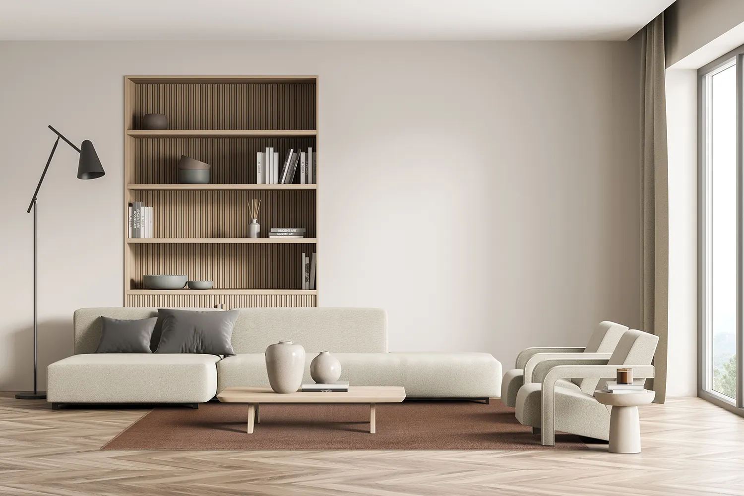 Tappeto In Lana - Hamilton (Deep Taupe)