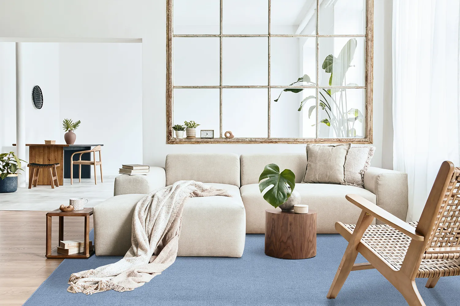 Tappeto In Lana - Hamilton (Faded Denim)