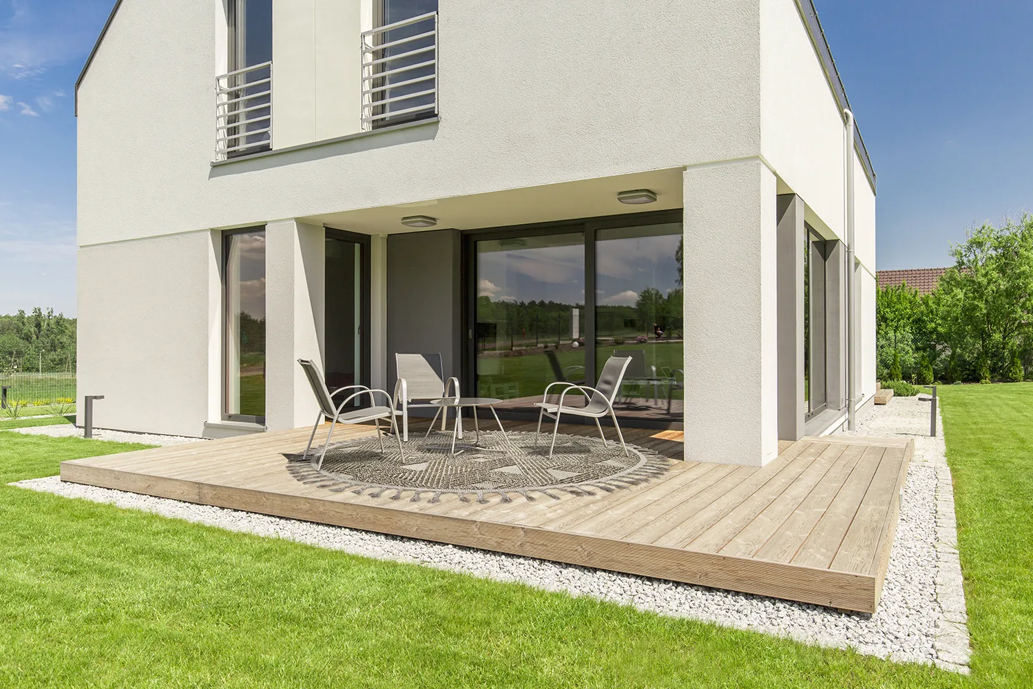 Tappeti rotondi - Indoor/Outdoor Lennon (beige)