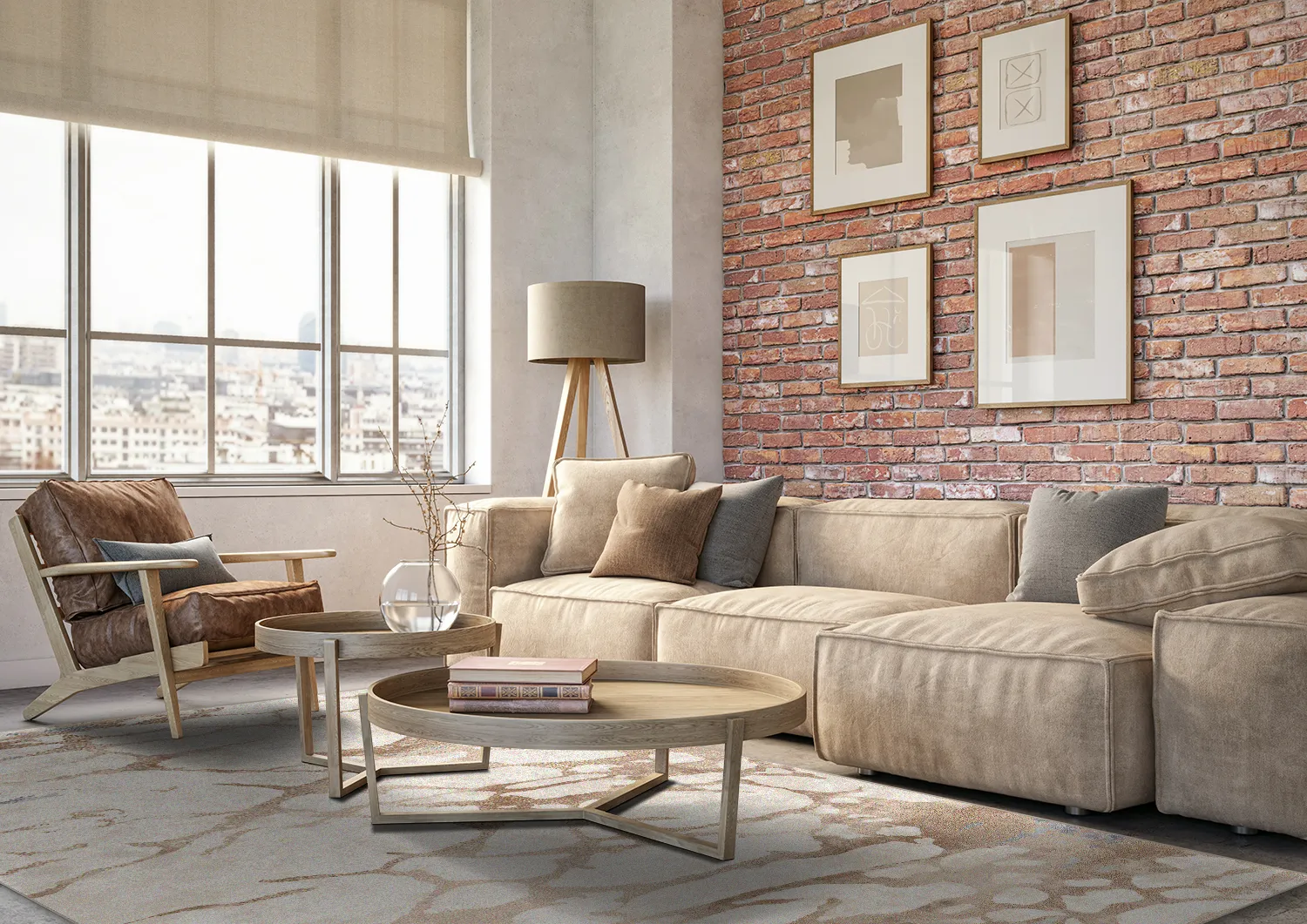 Tappeto Wilton - Chiara (beige/multi)