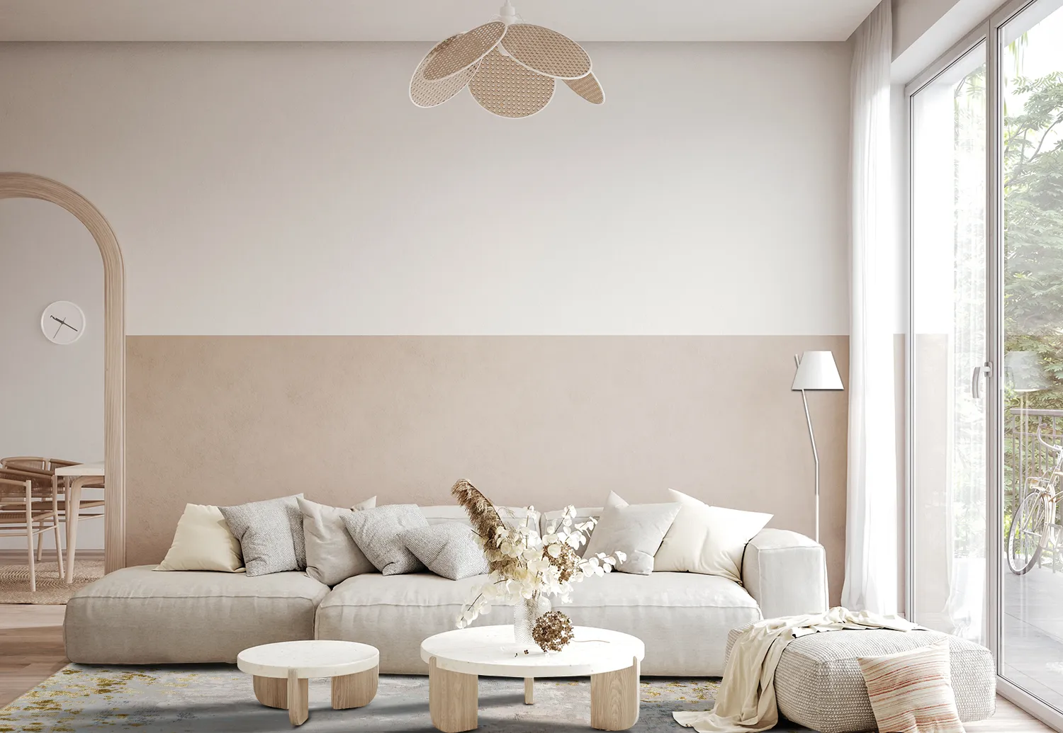 Tappeto Wilton - Maude (grigio/oro)