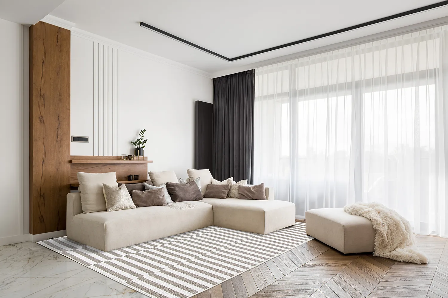 Tappeti per Interni/Esterni - Otto (beige)
