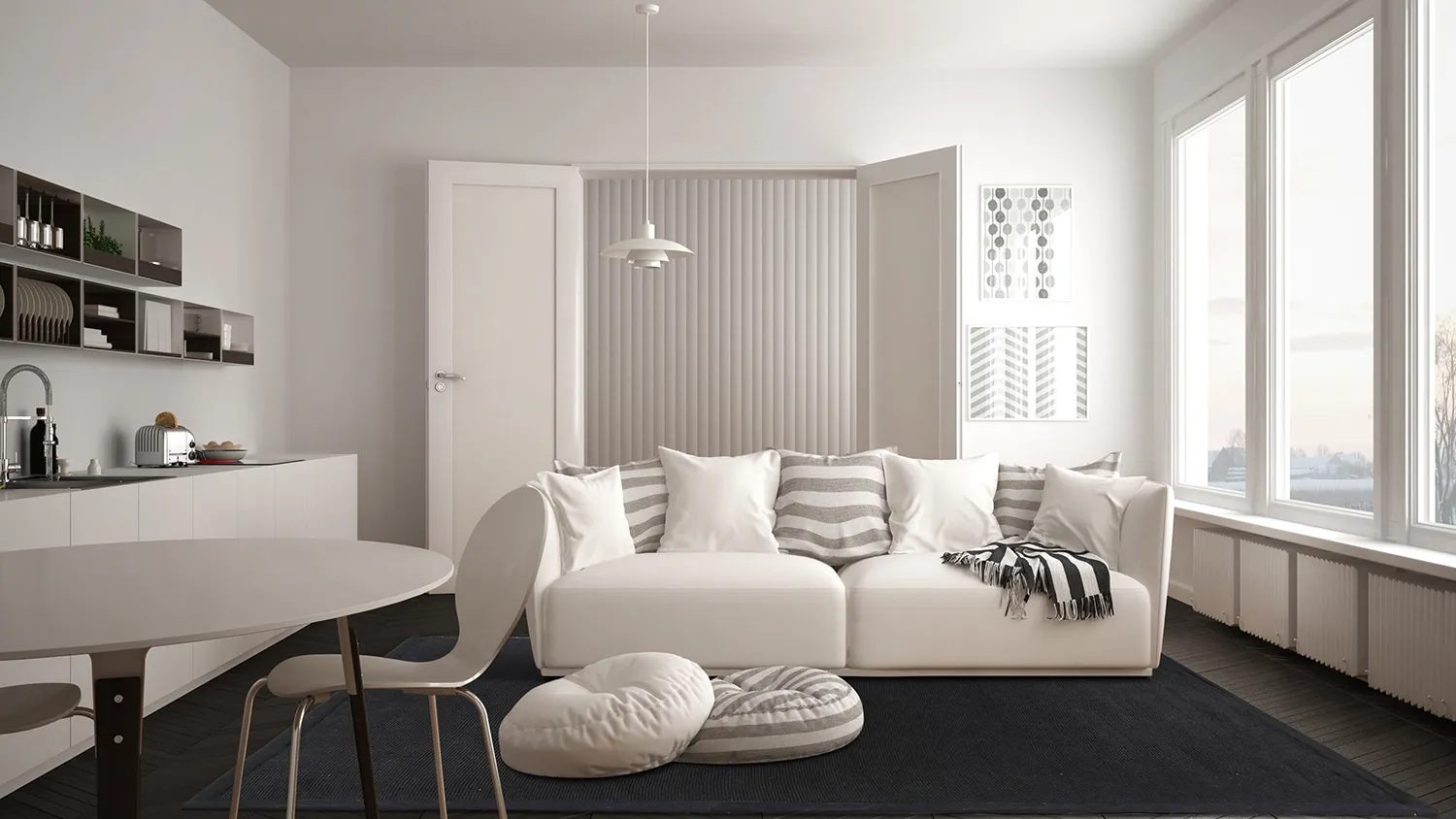 Tappeto In Sisal - Agave (nero)