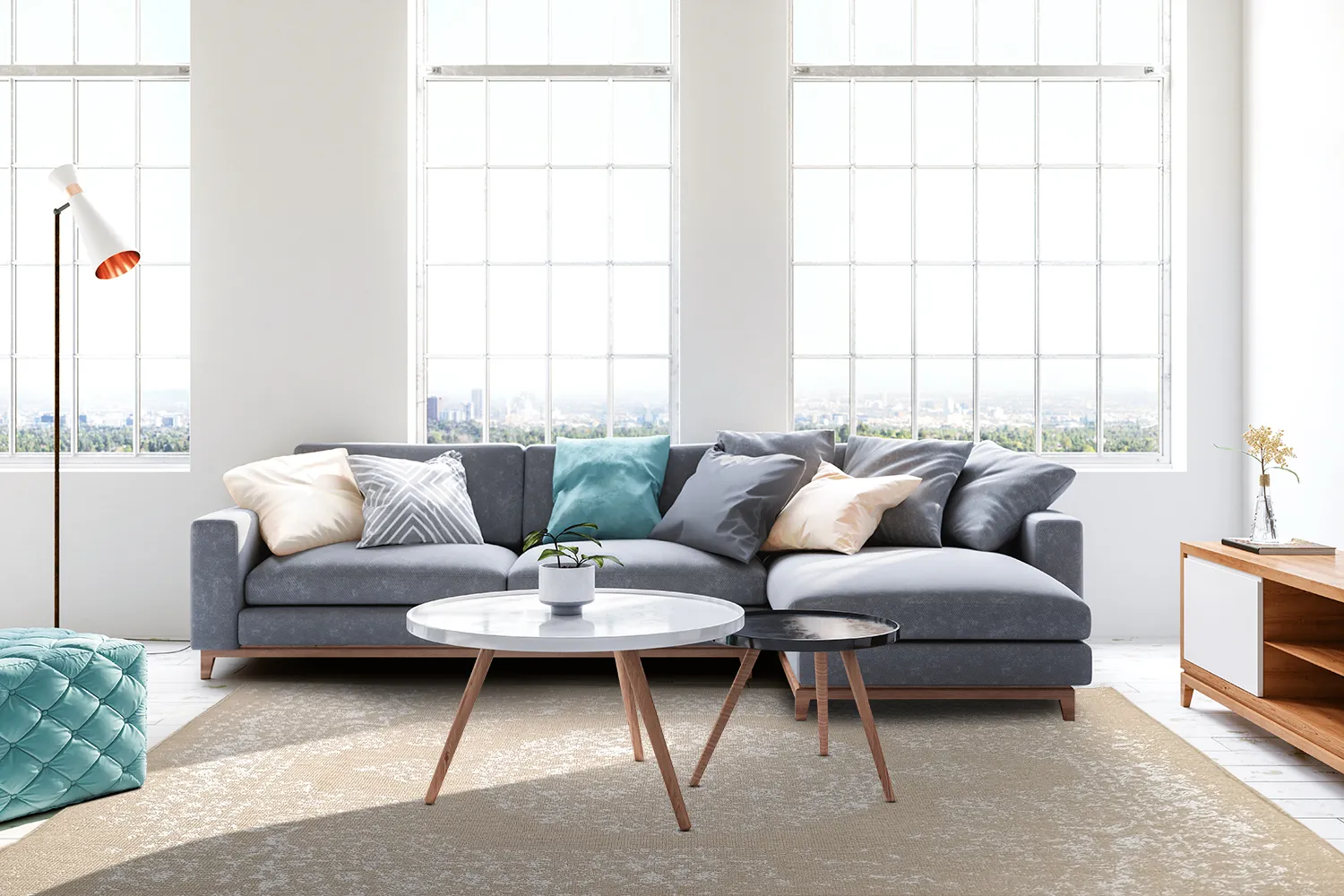 Tappeti per Interni/Esterni - Ellstin (beige)