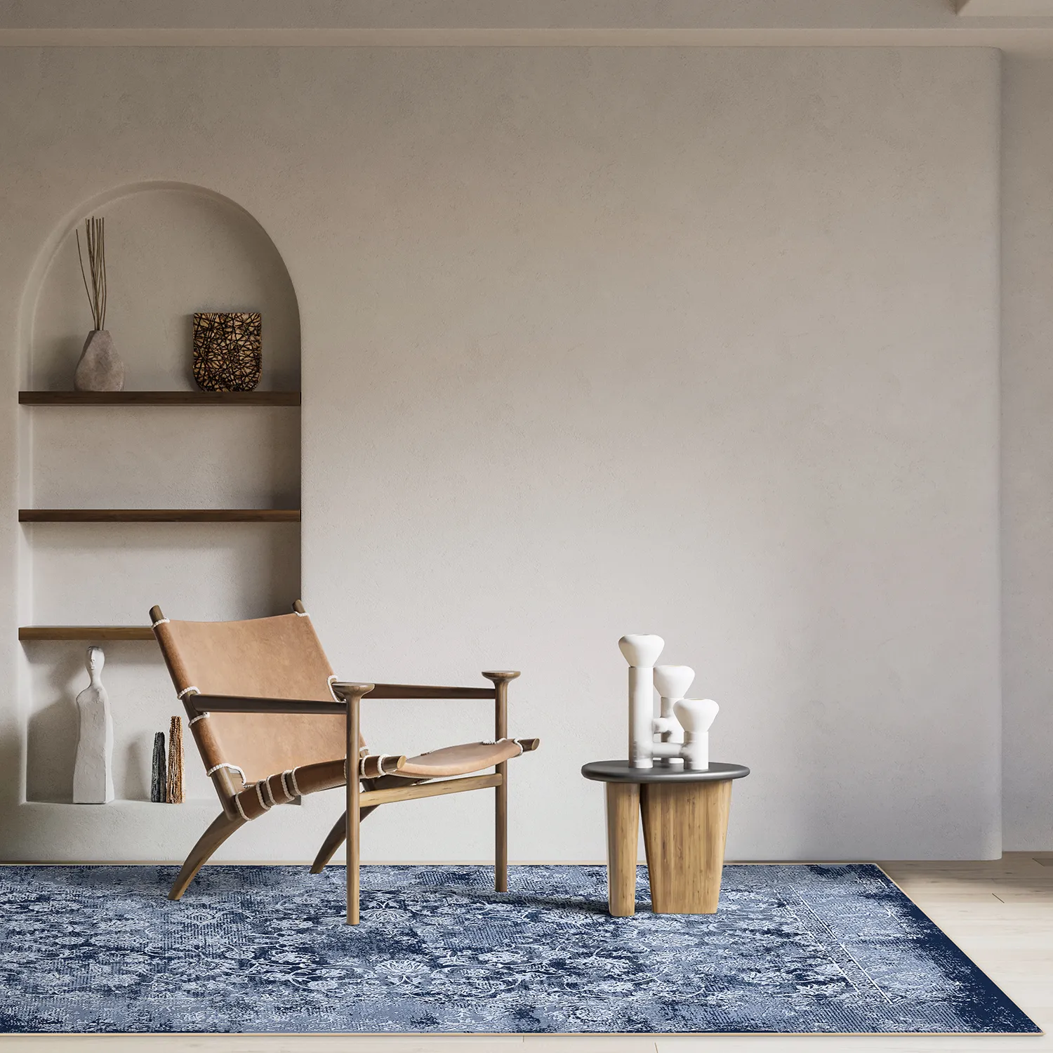 Tappeto Wilton - Amaya (blu)