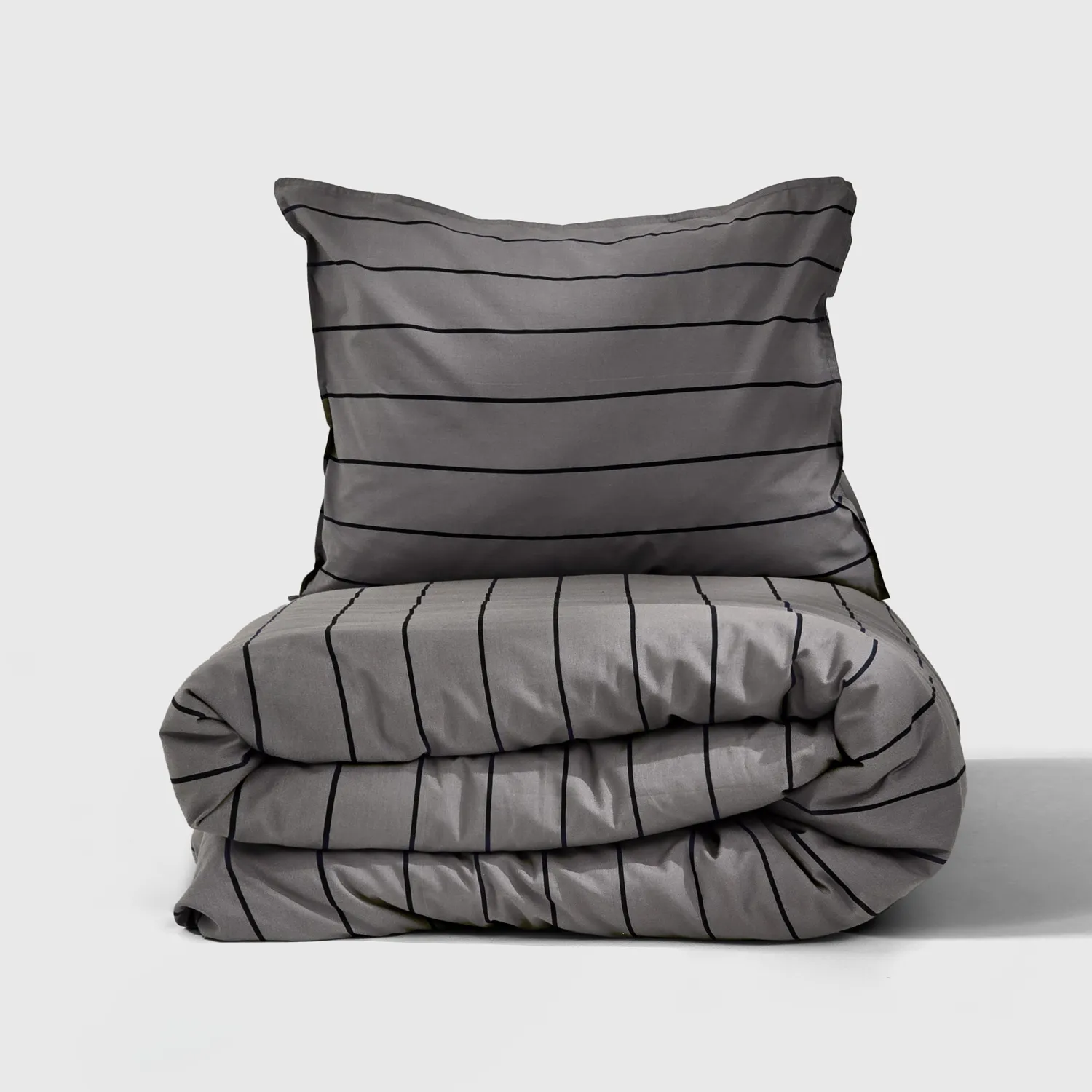 Set copripiumino - Isadora (grigio scuro)