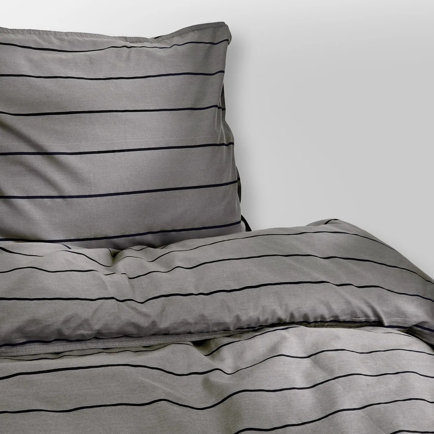 Set copripiumino - Isadora (grigio scuro)