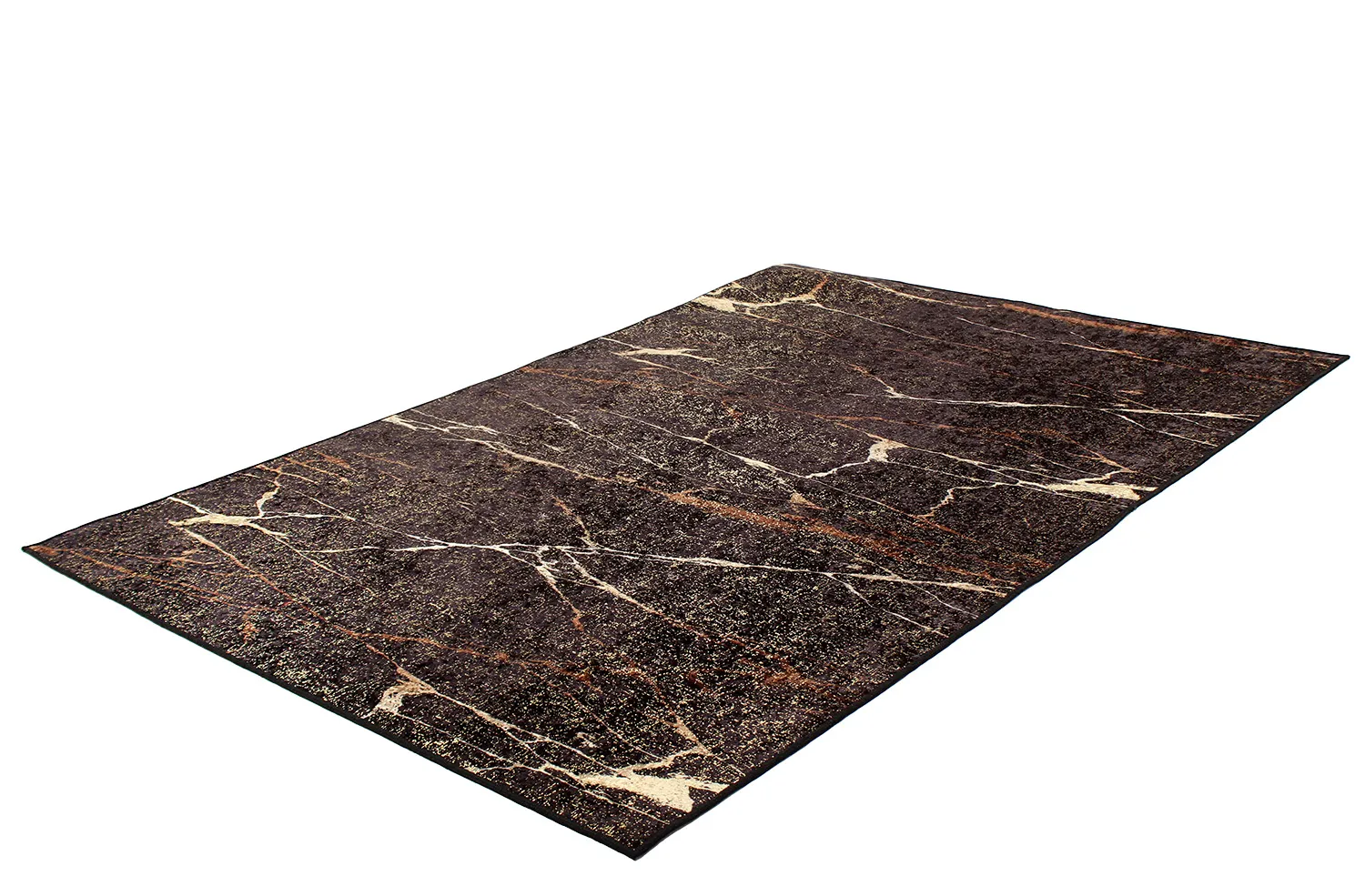 Tappeto Wilton - Nara (nero/oro)