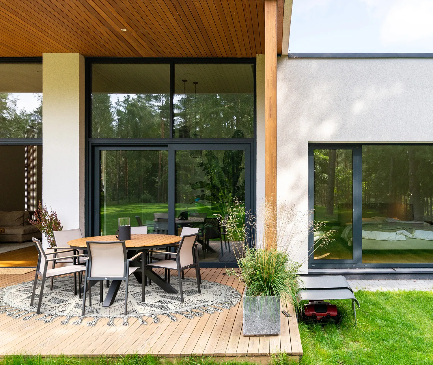 Tappeti rotondi - Indoor/Outdoor Jena (multi)