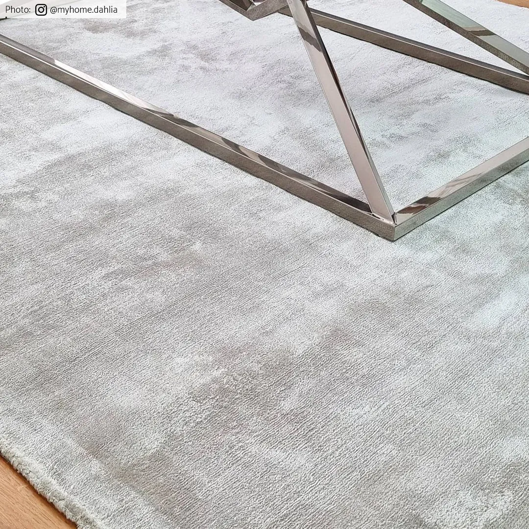 Tappeto In Viscosa - Jodhpur Special Luxury Edition (grigio chiaro/beige)