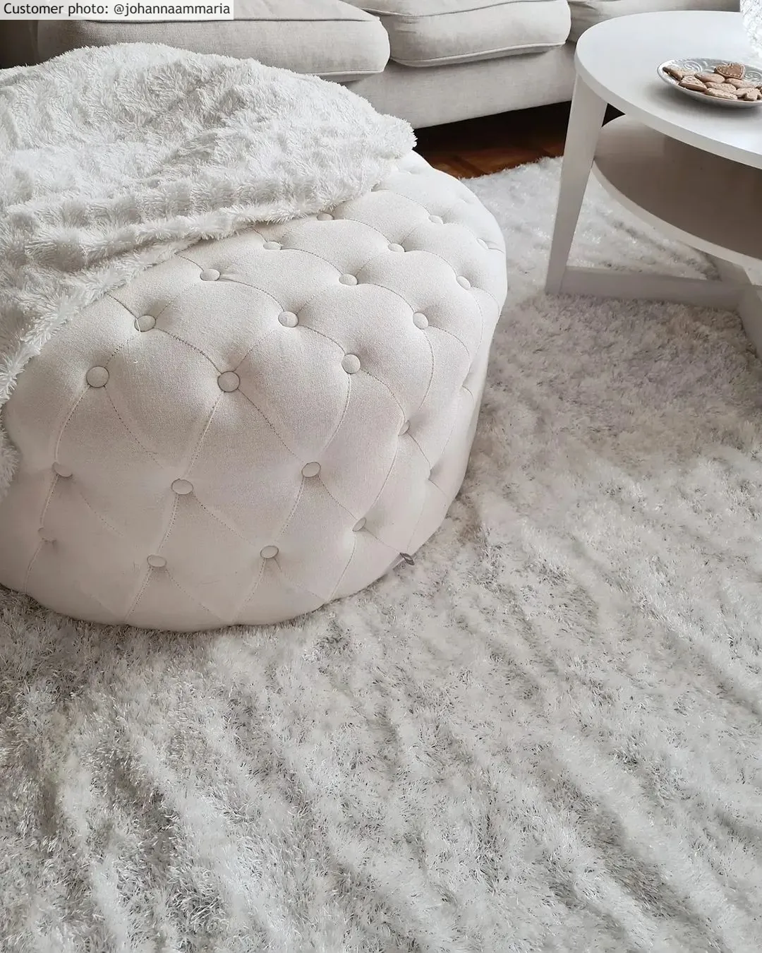 Tappeto A Pelo Lungo - Cosy (bianco)
