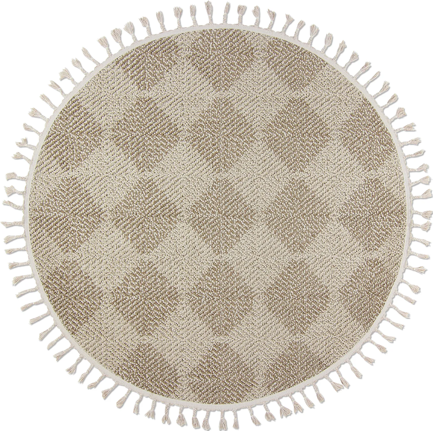 Tappeti rotondi - Indoor/Outdoor Dakota (beige)