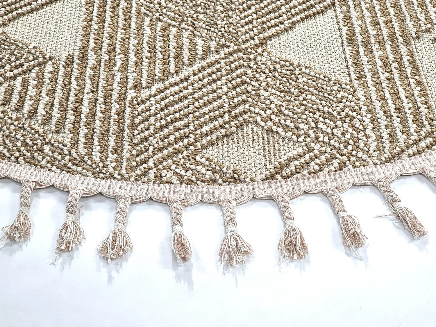 Tappeti rotondi - Indoor/Outdoor Lennon (beige)