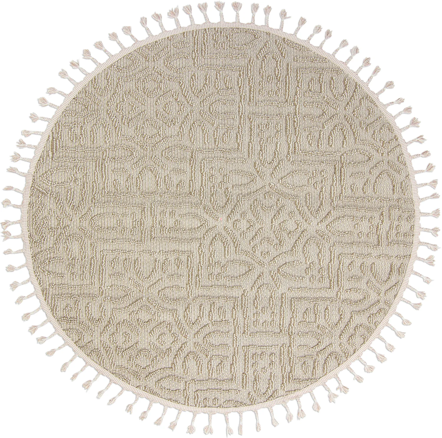 Tappeti rotondi - Indoor/Outdoor Dorotea (beige)