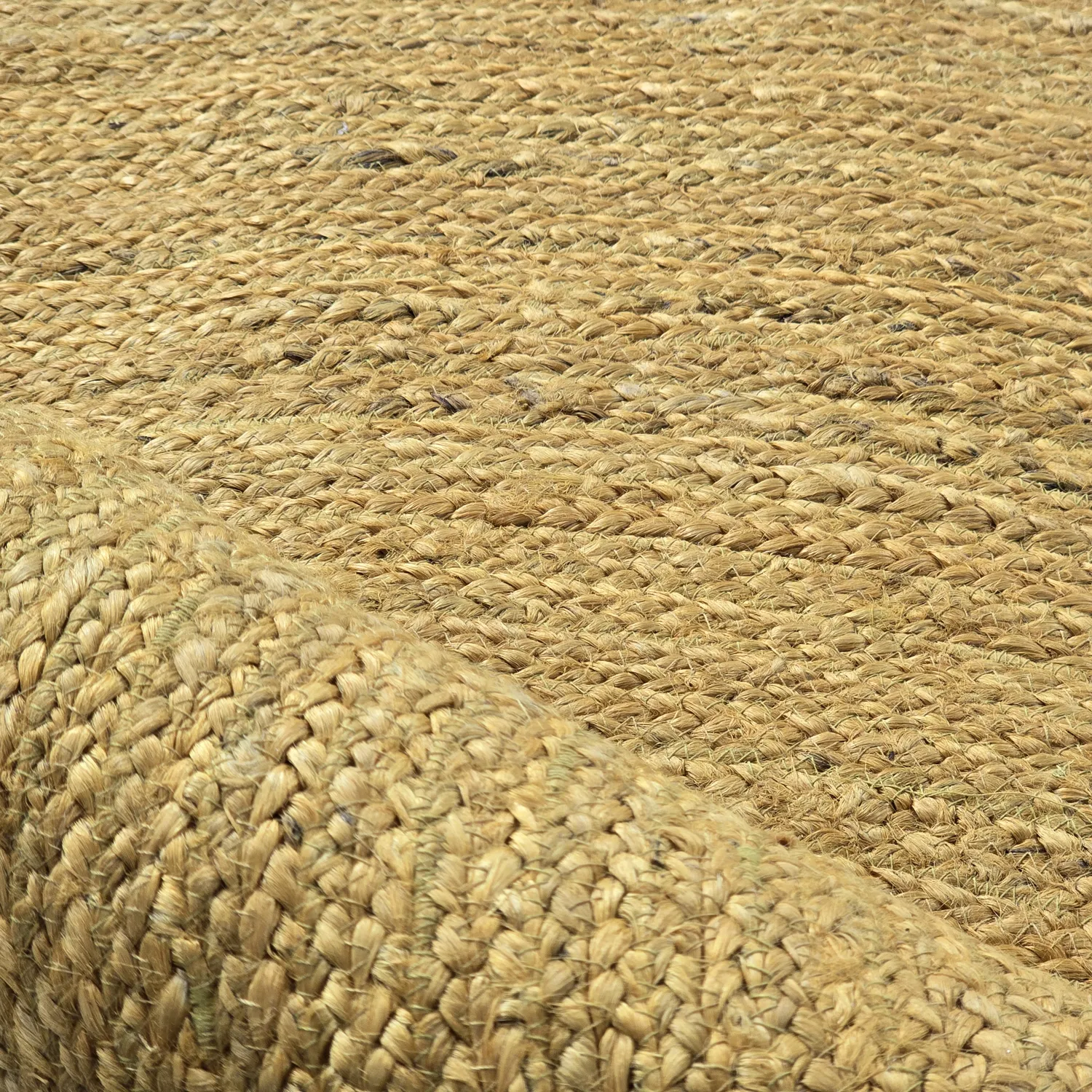 Tappeto rotondo in juta - Amasia (arancia)