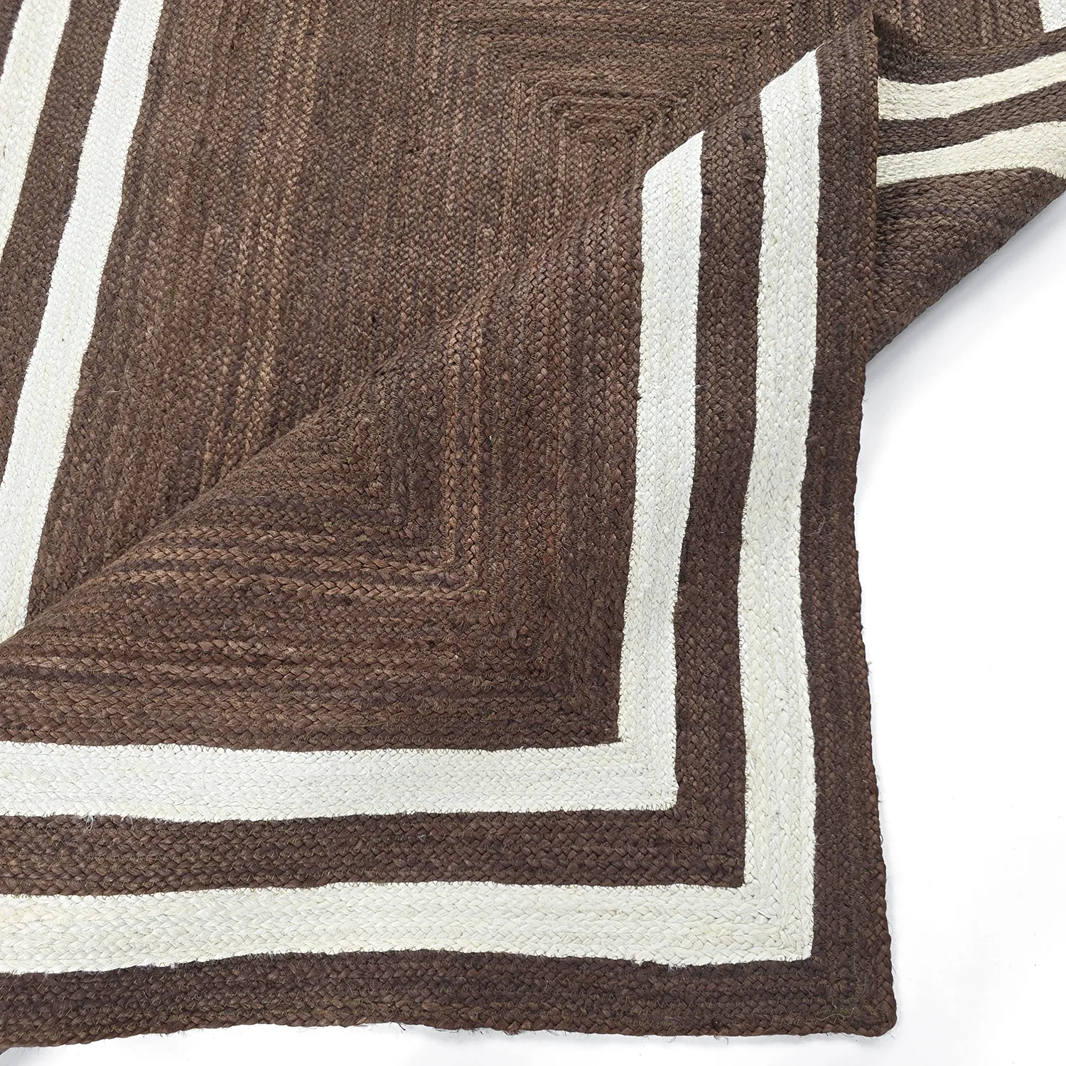 Tappeto In Iuta - Jessore (marrone/bianco)