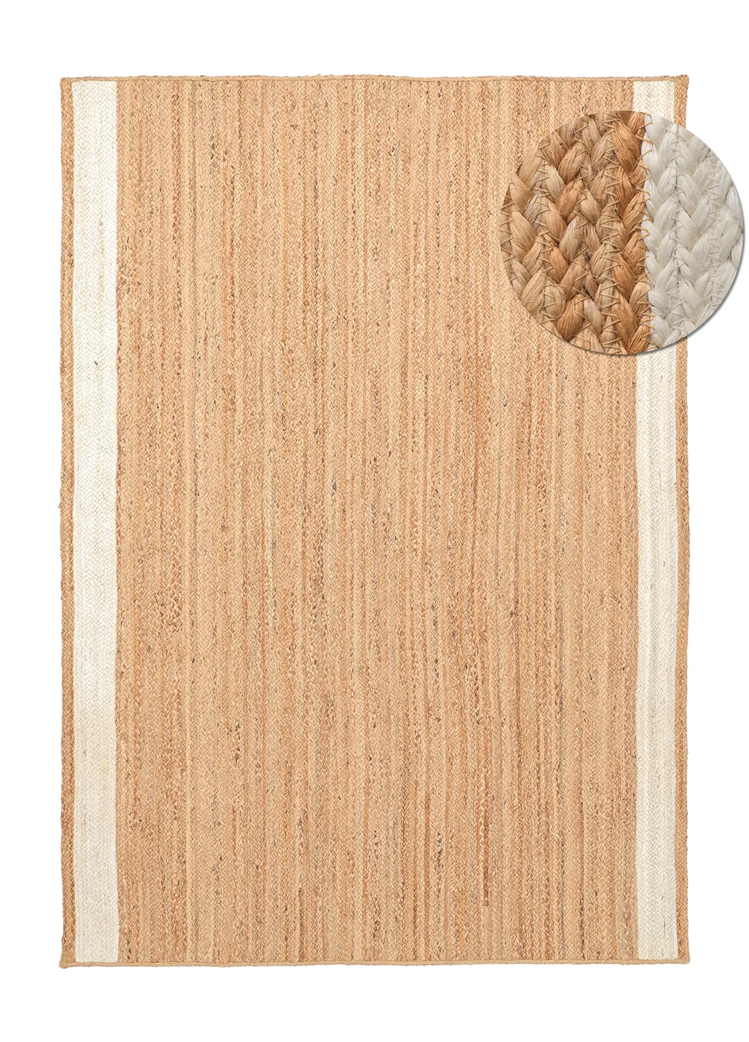 Tappeto In Iuta - Senaki (natura/bianco)