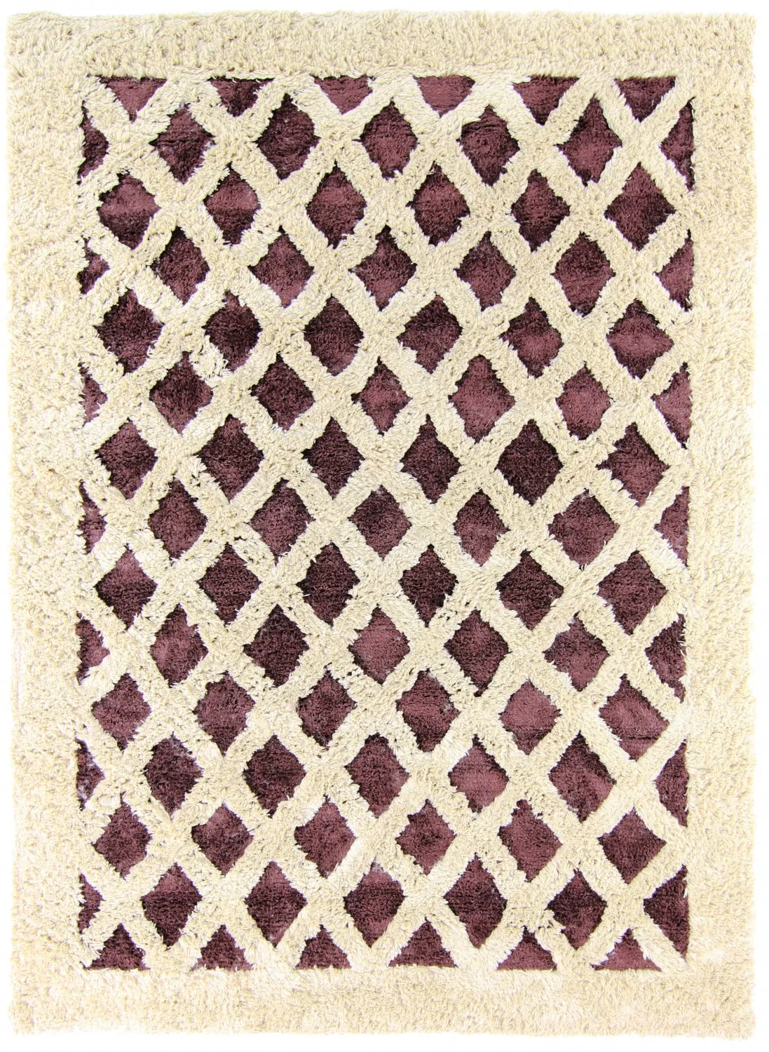 Tappeto In Lana - Kara (marrone/offwhite)