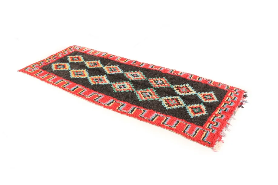 Tappeto Berberi Dal Marocco Boucherouite 300 x 120 cm
