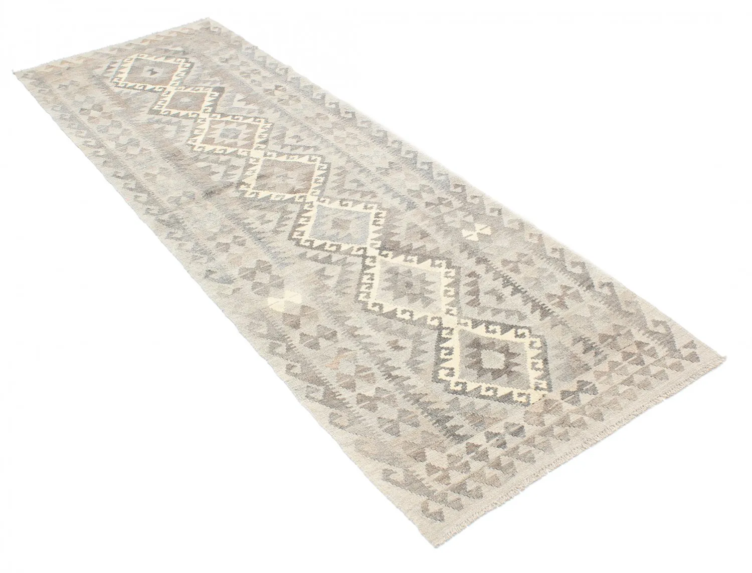 Tappeto Kilim Afghano 278 x 92 cm