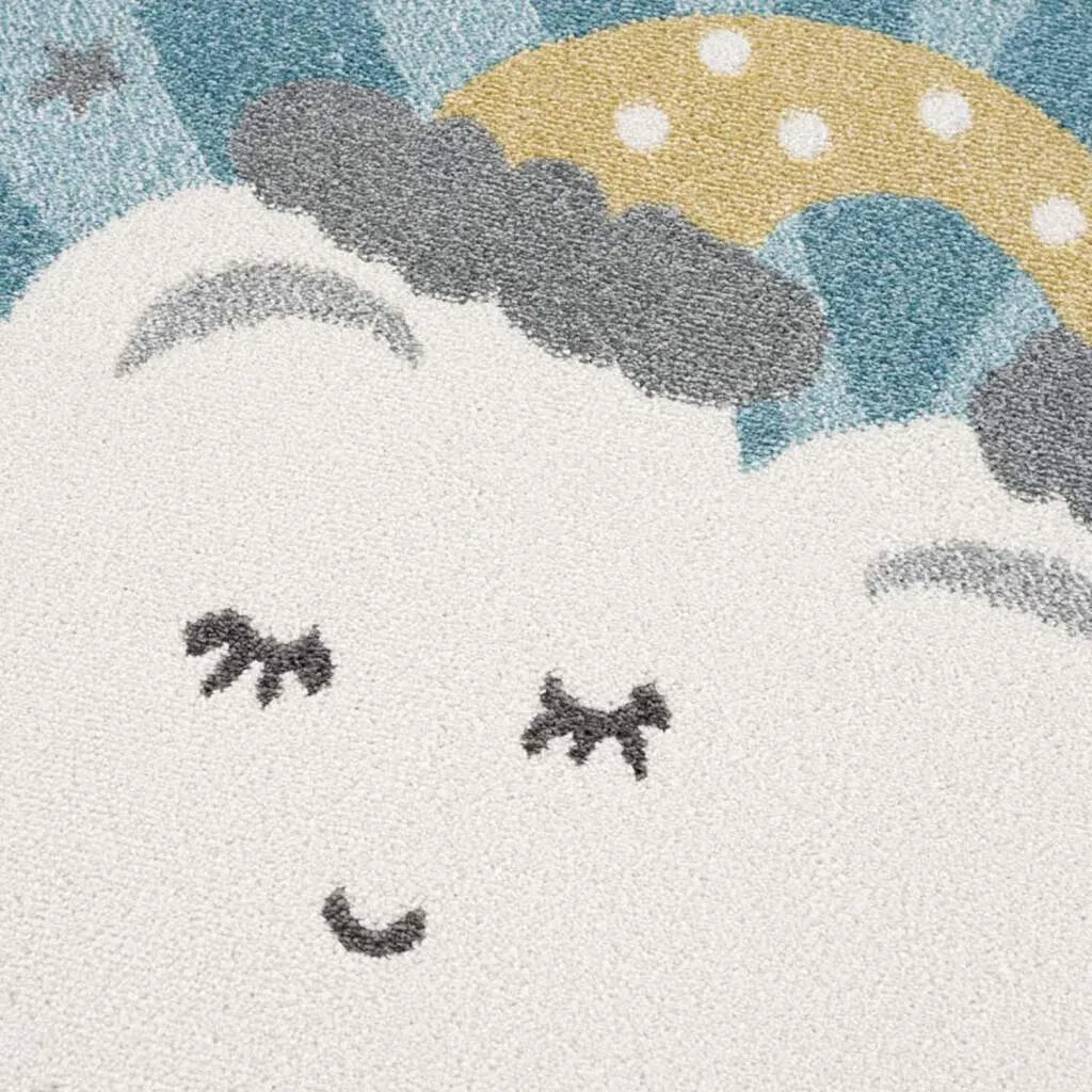 Tappeti per bambini - Night Clouds Tondo (multi)