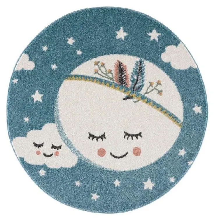 Tappeti per bambini - Night Sky Tondo (multi)