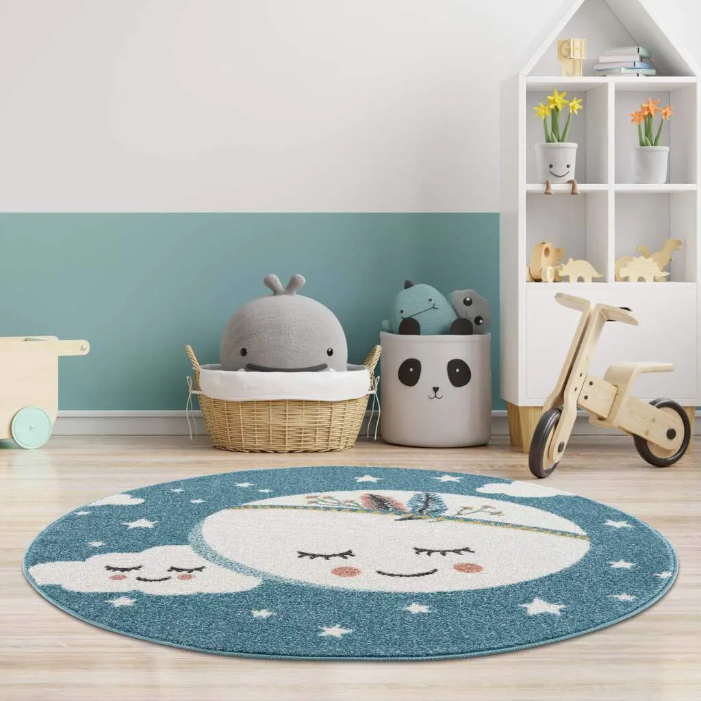 Tappeti per bambini - Night Sky Tondo (multi)