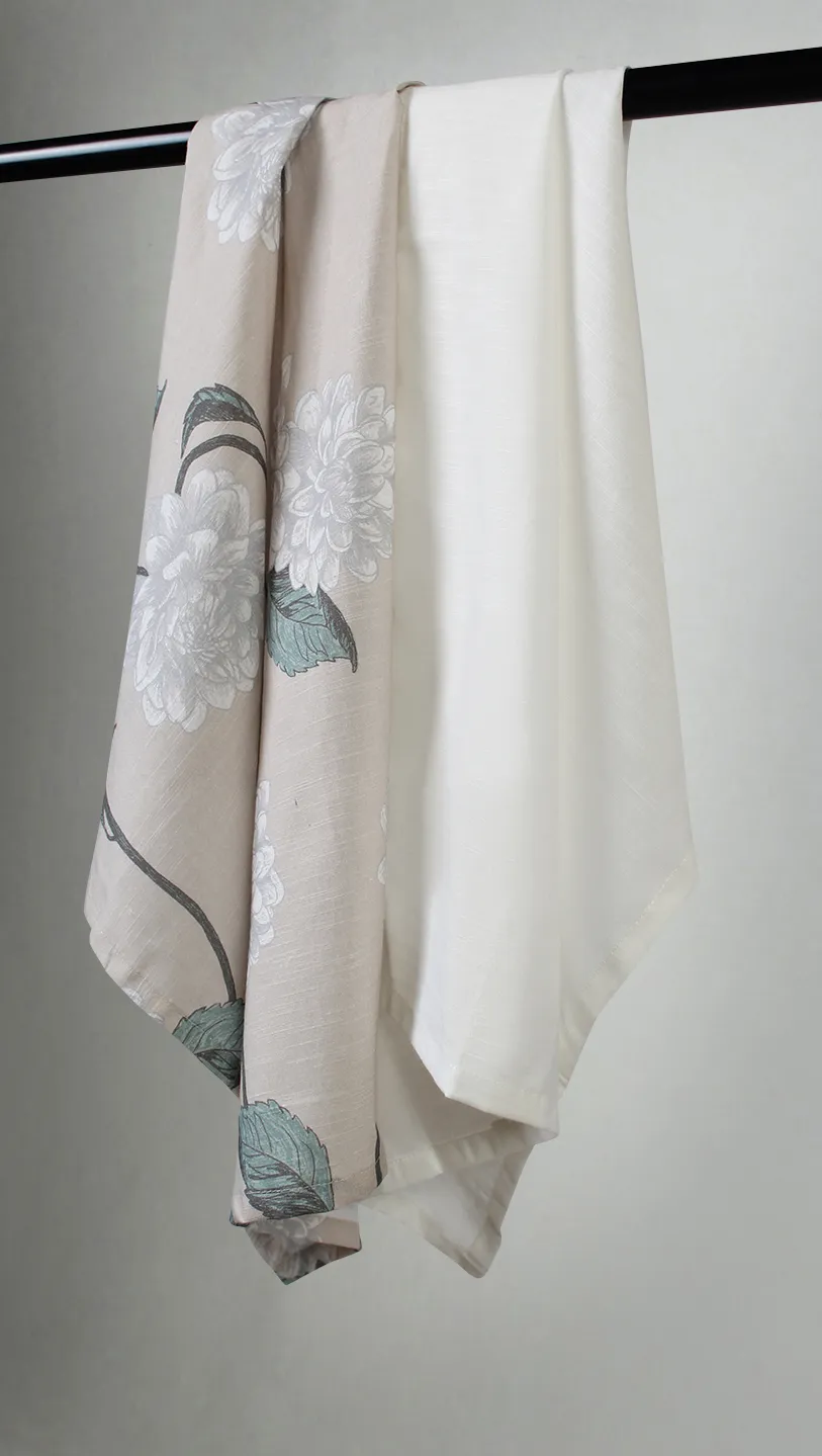 Asciugamani da cucina in confezione da 2 - Alyssa (beige/grigio)
