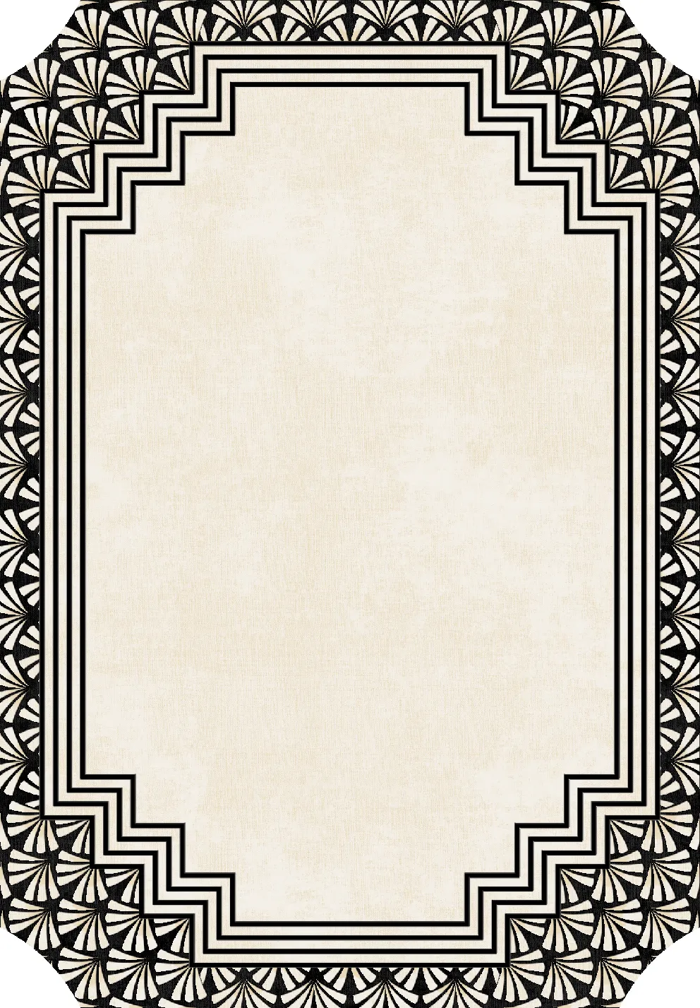 Tappeto Wilton - Cleo (nero)
