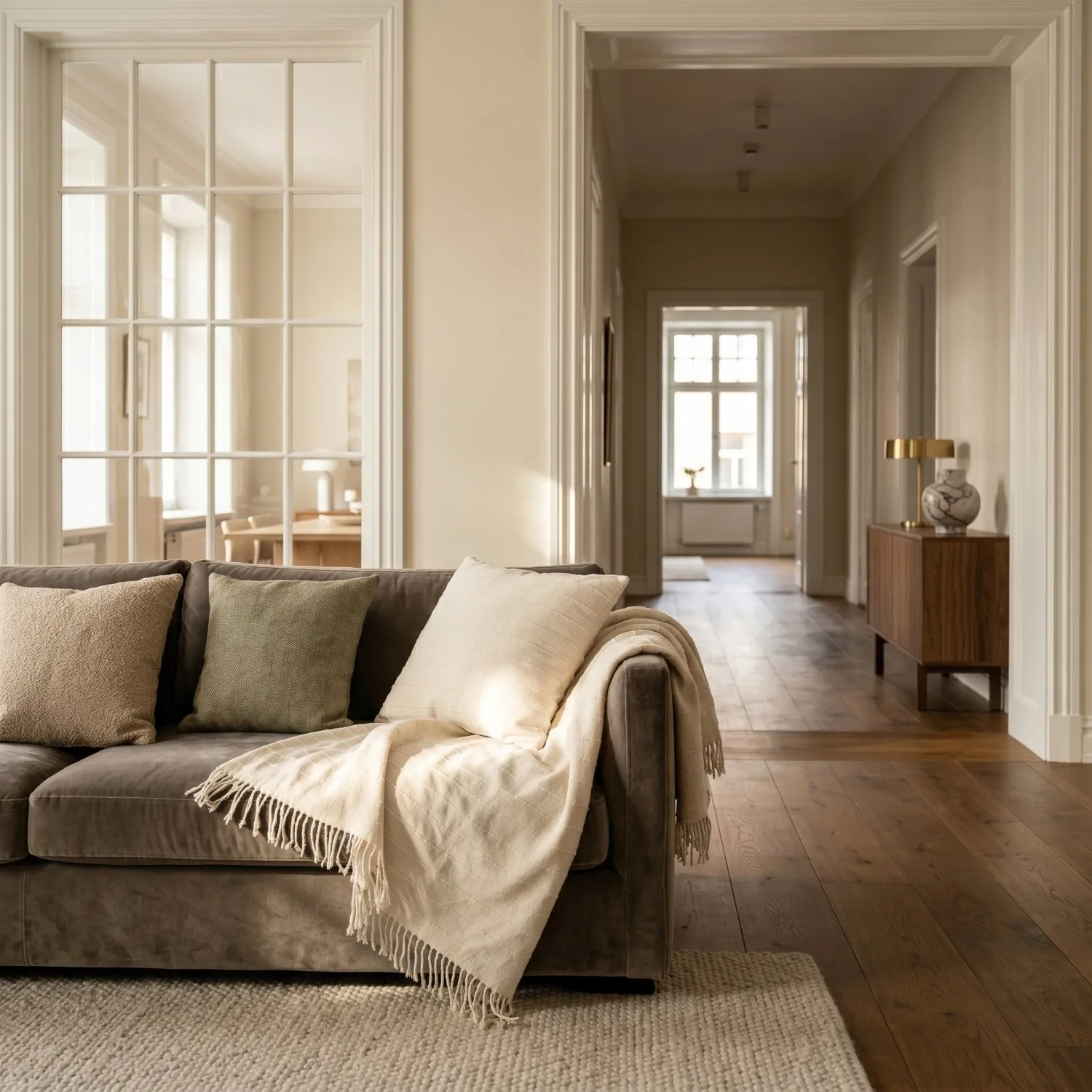 Federa - Nalani cotton cushion cover (crema)
