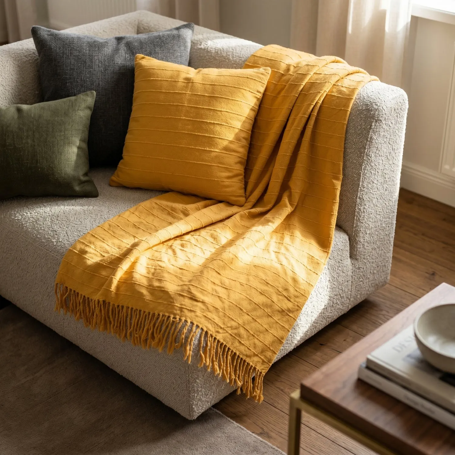 Federa - Nalani cotton cushion cover (arancia)