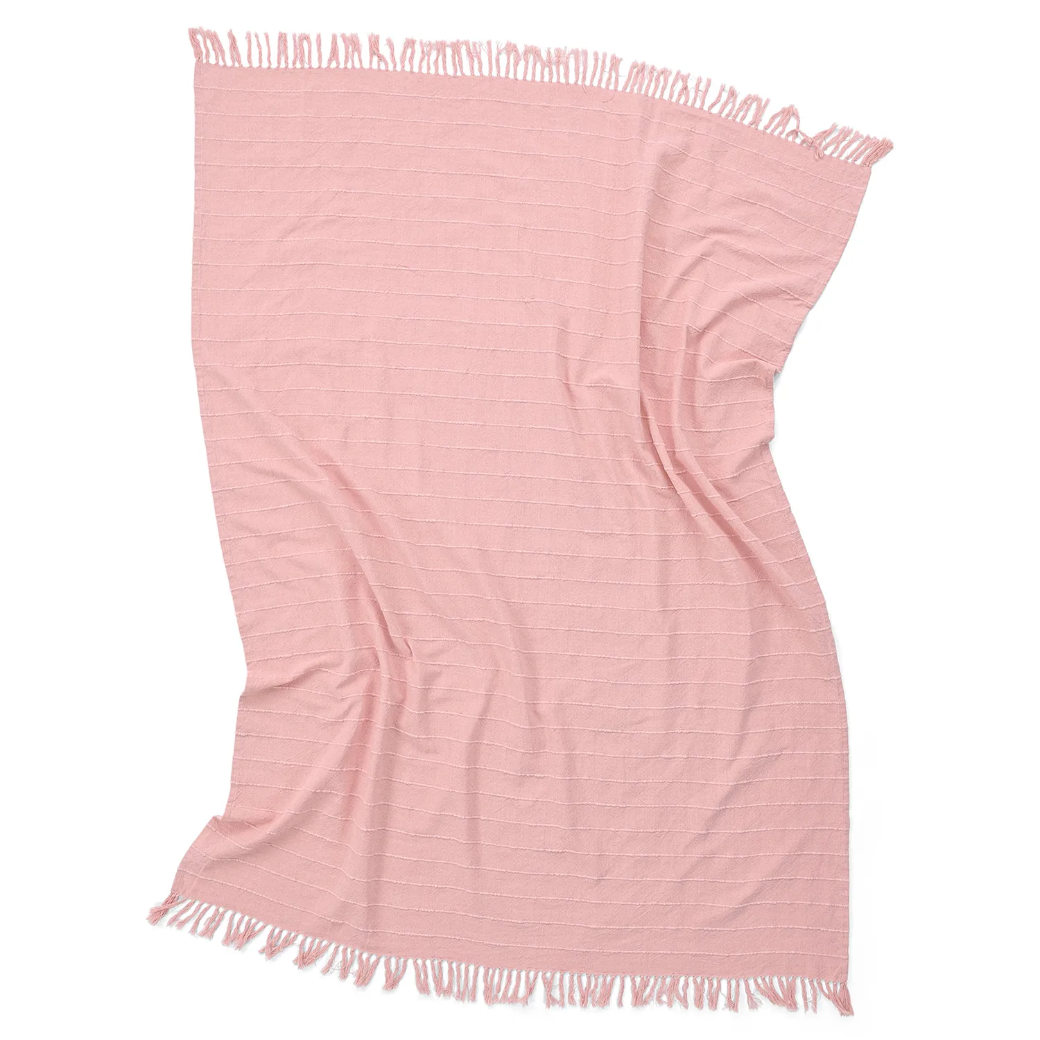Coperte - Nalani cotton throw (rosa)