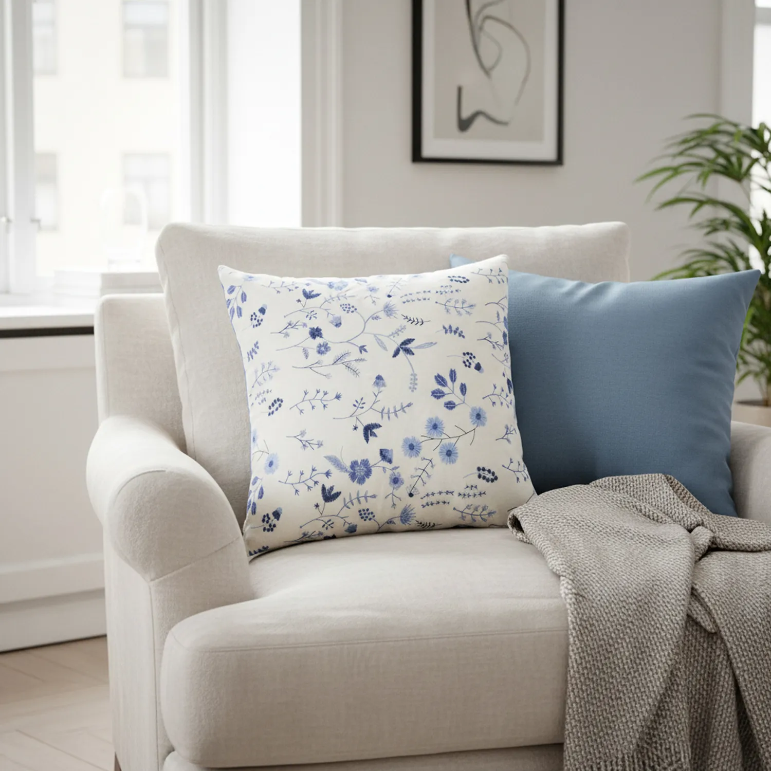 Federa - Stavanger Embroidered Cushion Cover (multiplo)