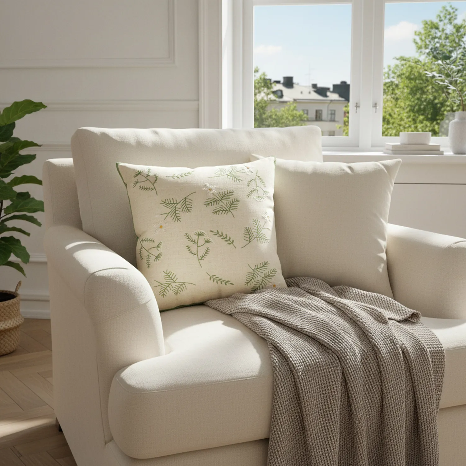 Federa - Vasa Embroidered Cushion Cover (multiplo)