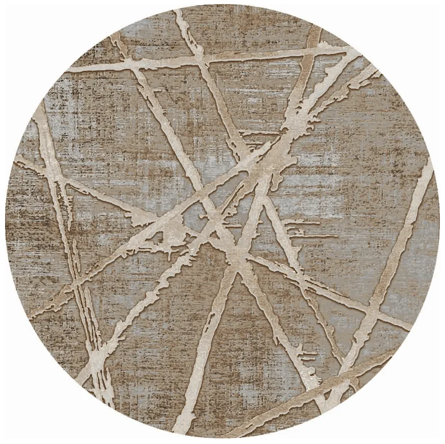 Tappeto rotondo - Lagos (beige)