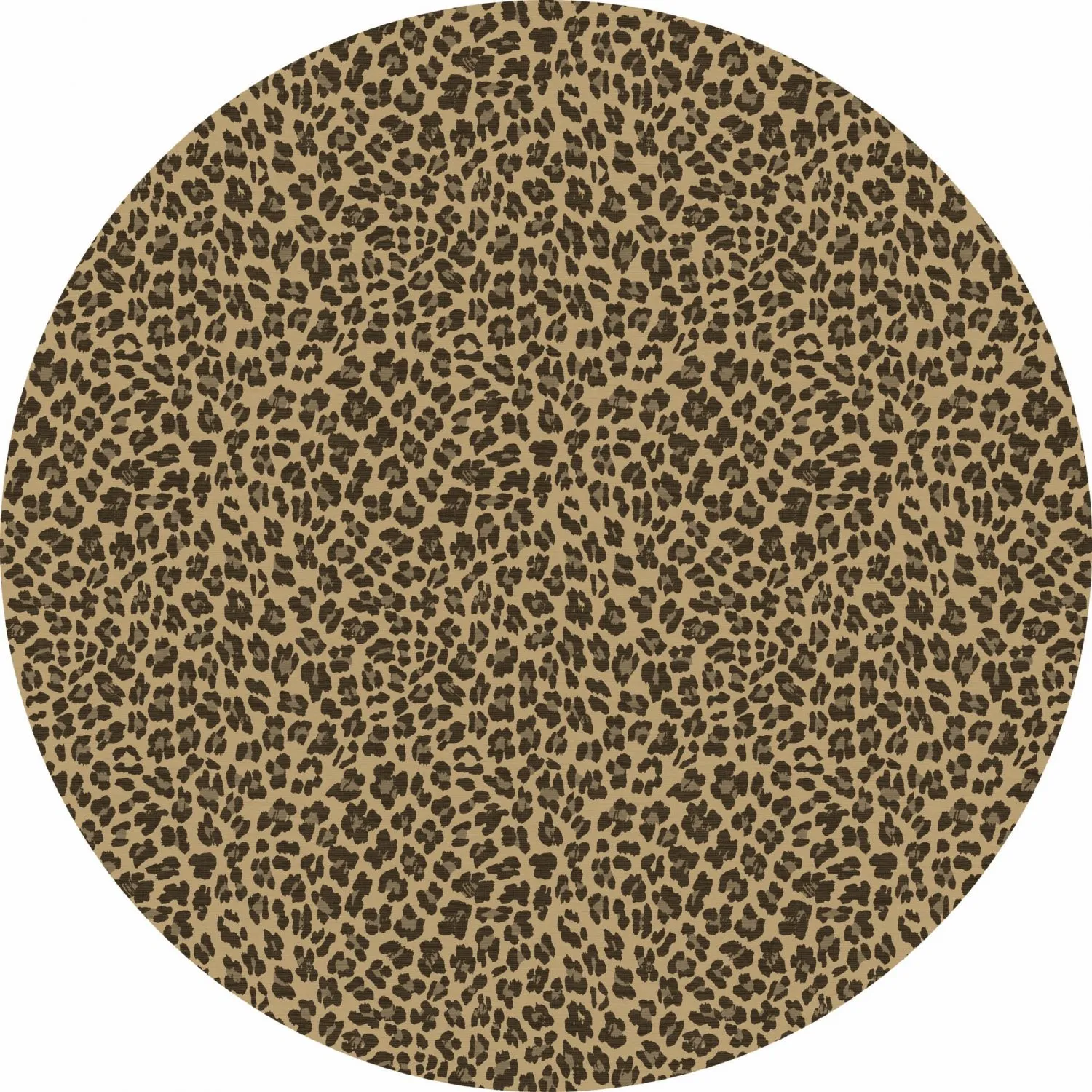 Tappeti rotondi - Leopard (marrone)