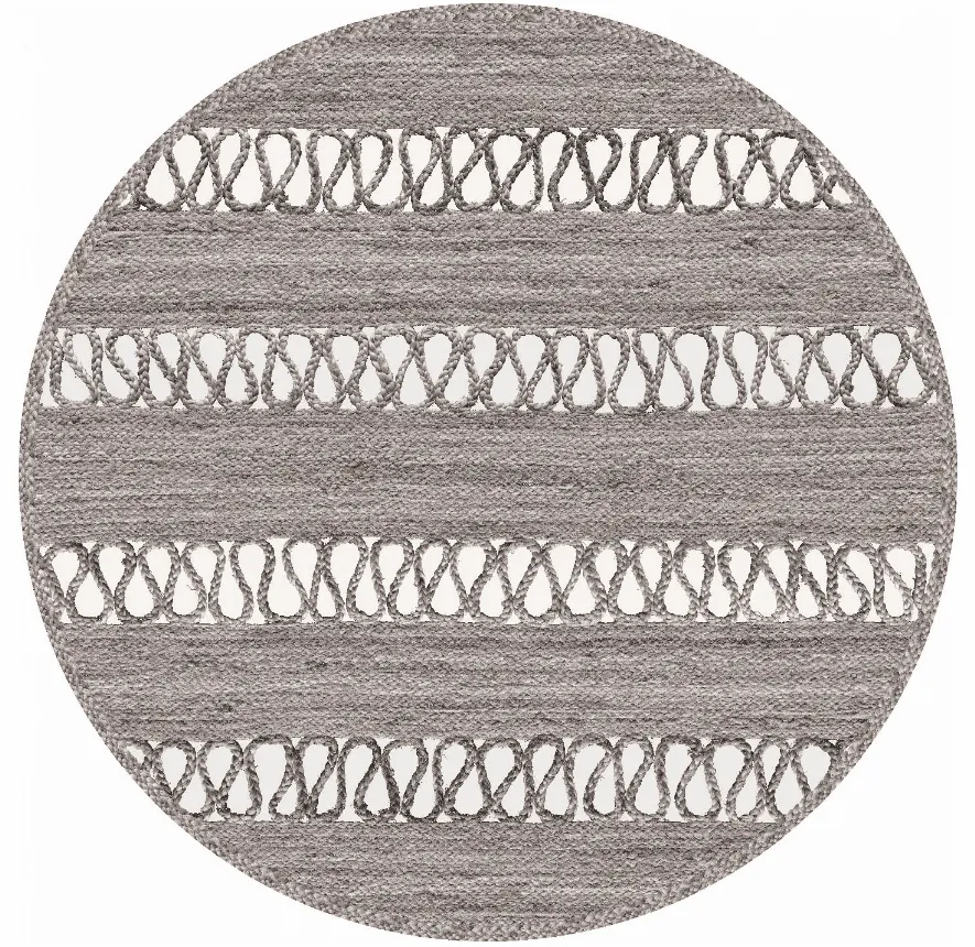 Tappeto rotondo - Levie (grigio)