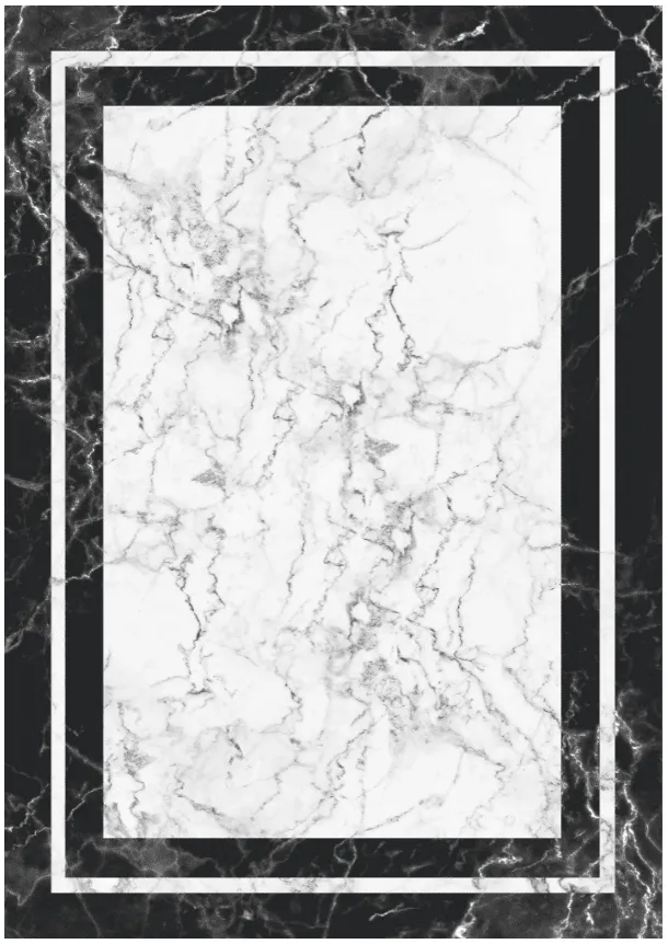 Tappeto Wilton - Amaliada (nero/bianco)
