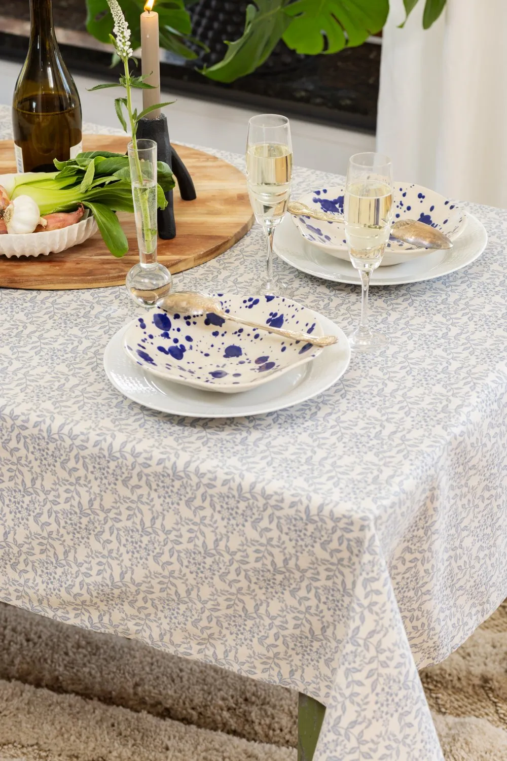 Tovaglia In Cotone - Lilja (blu)