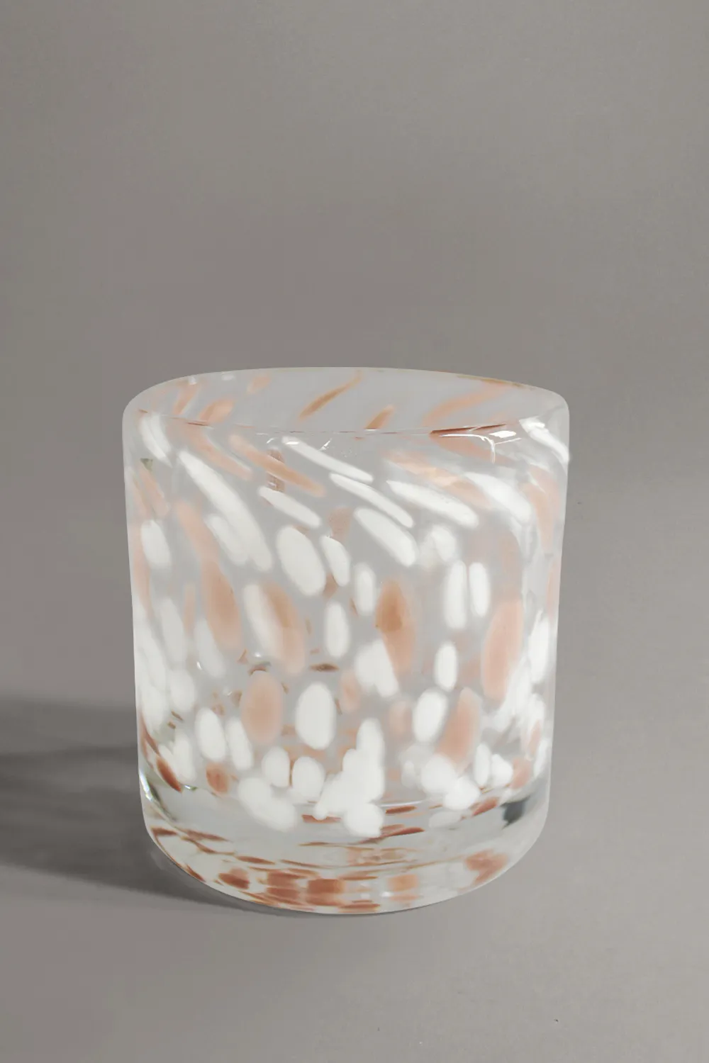 Porta candele S - Haven (bianco/beige)