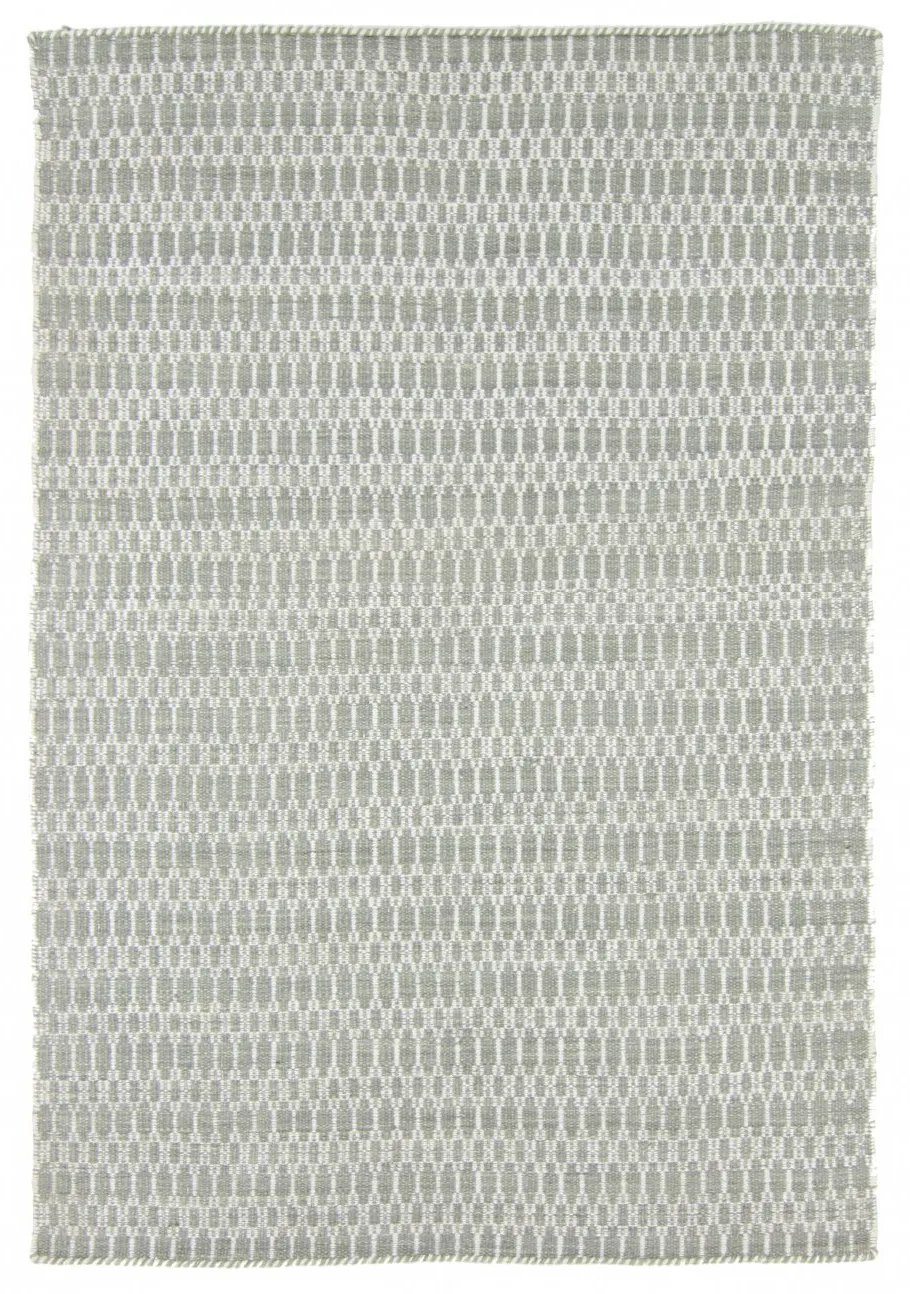 Tappeto In Lana - Long Stitch (Grigio)