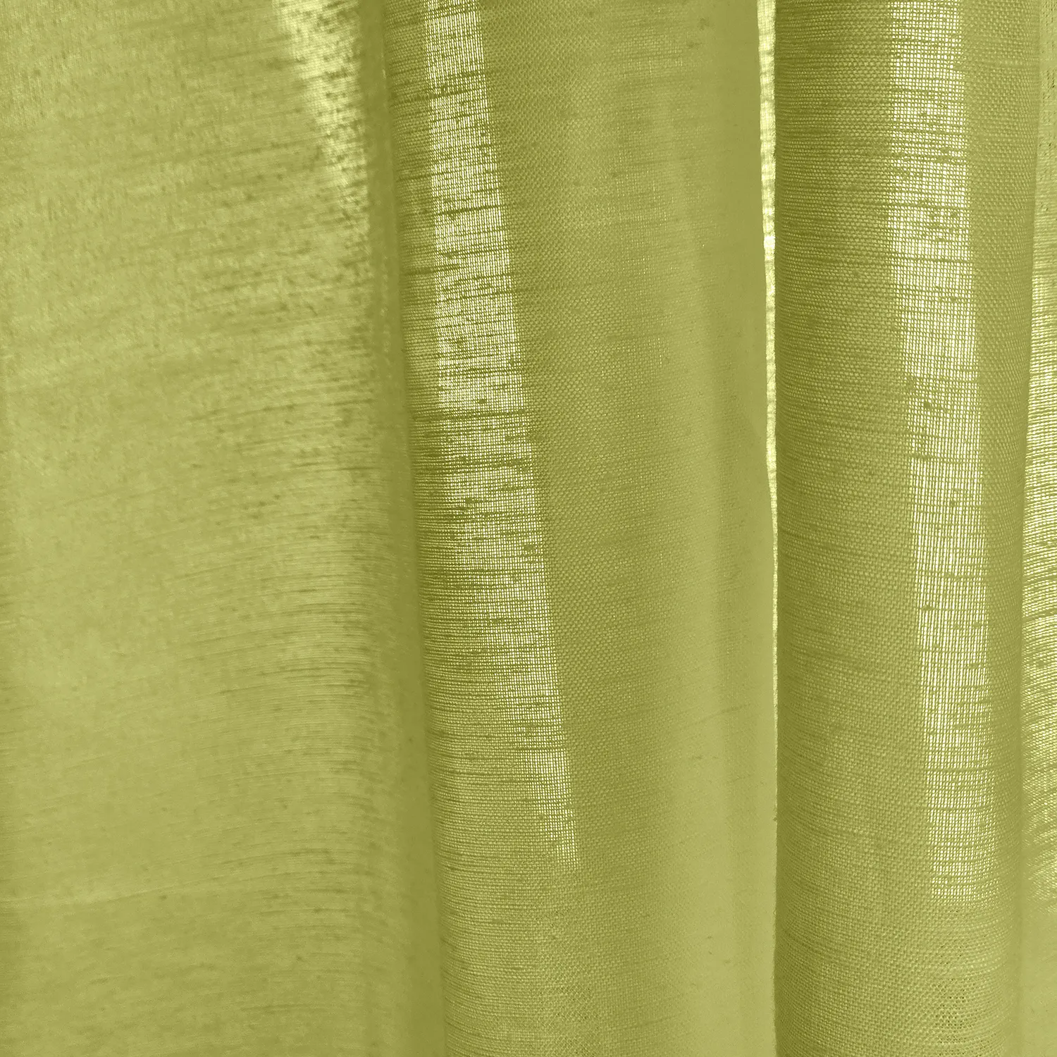 Tende Set da 2 - Tenda misto lino Lumira (verde)