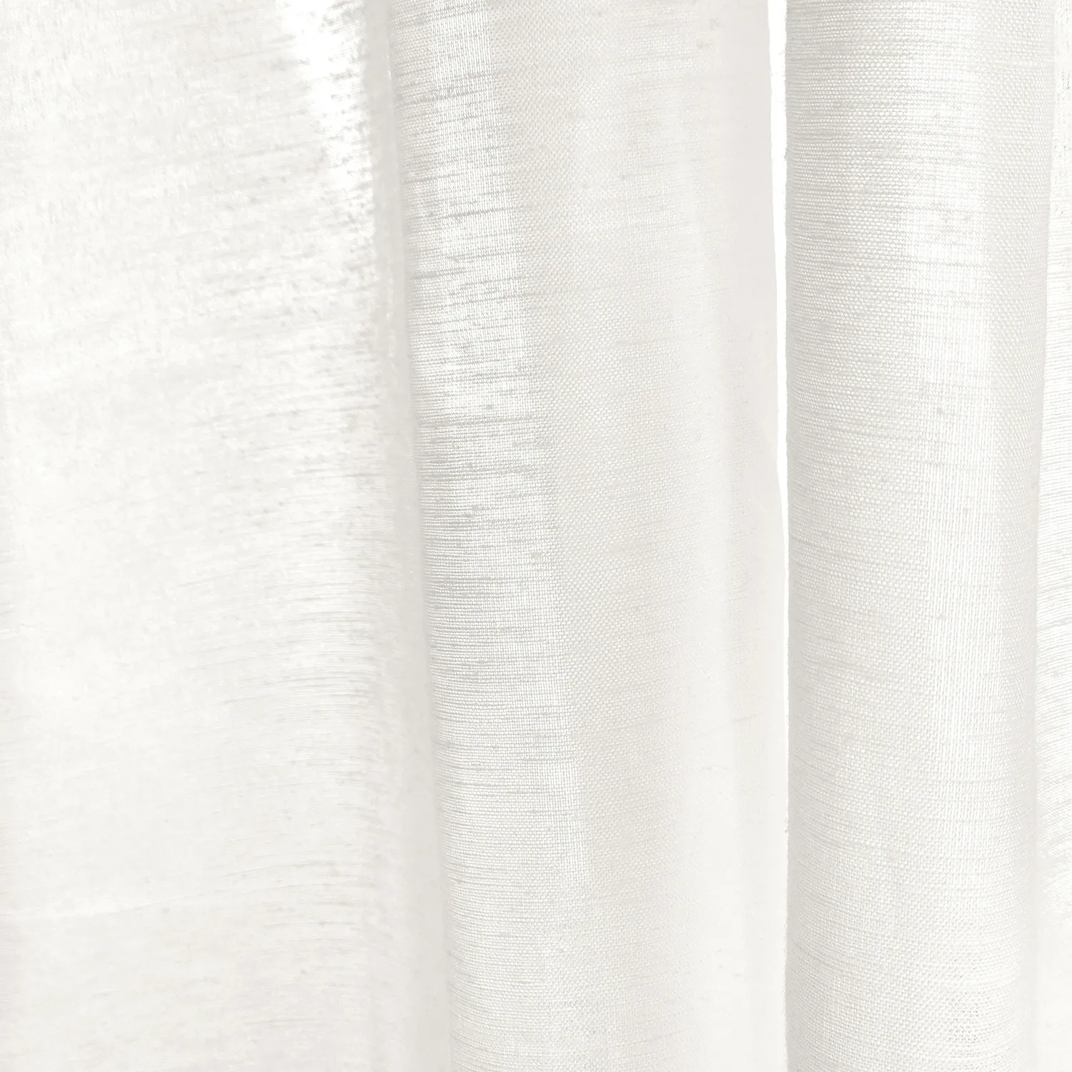 Tende Set da 2 - Tenda misto lino Lumira (bianco)