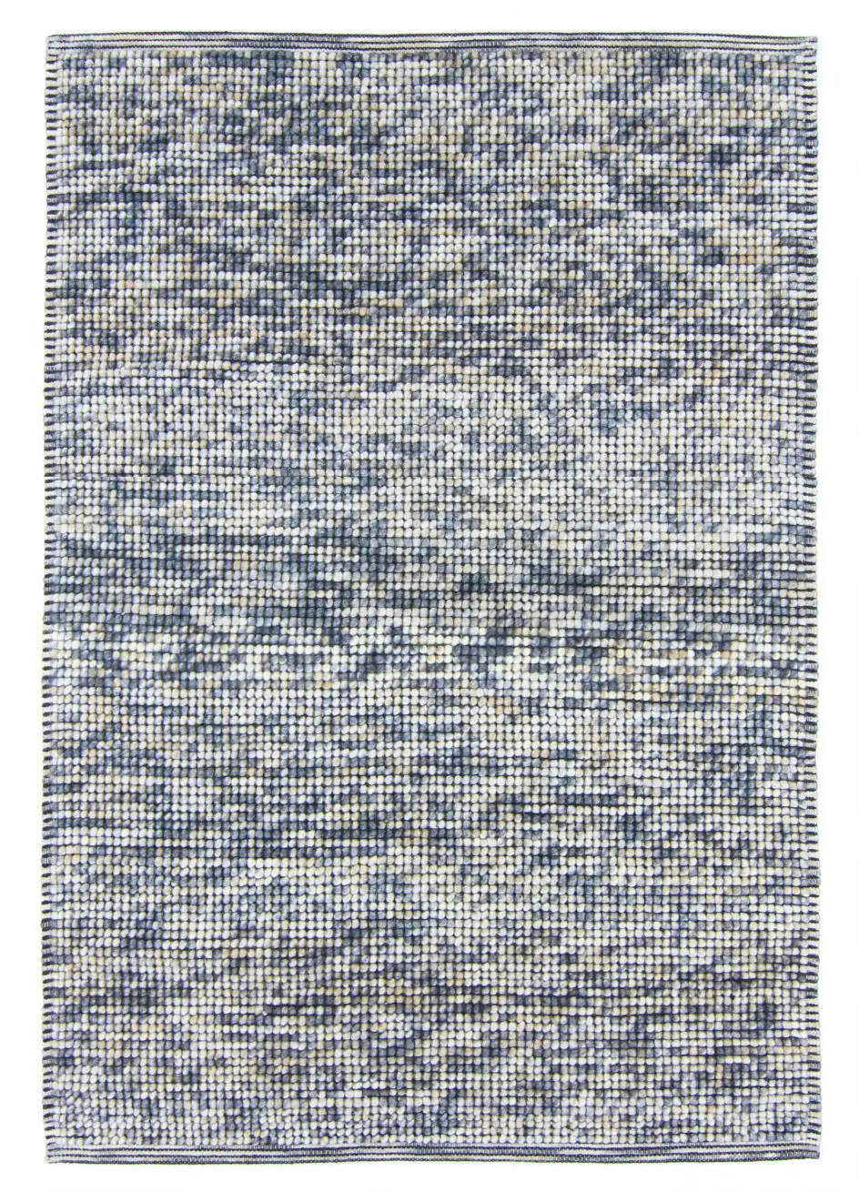 Tappeto In Lana - Luna (blu)