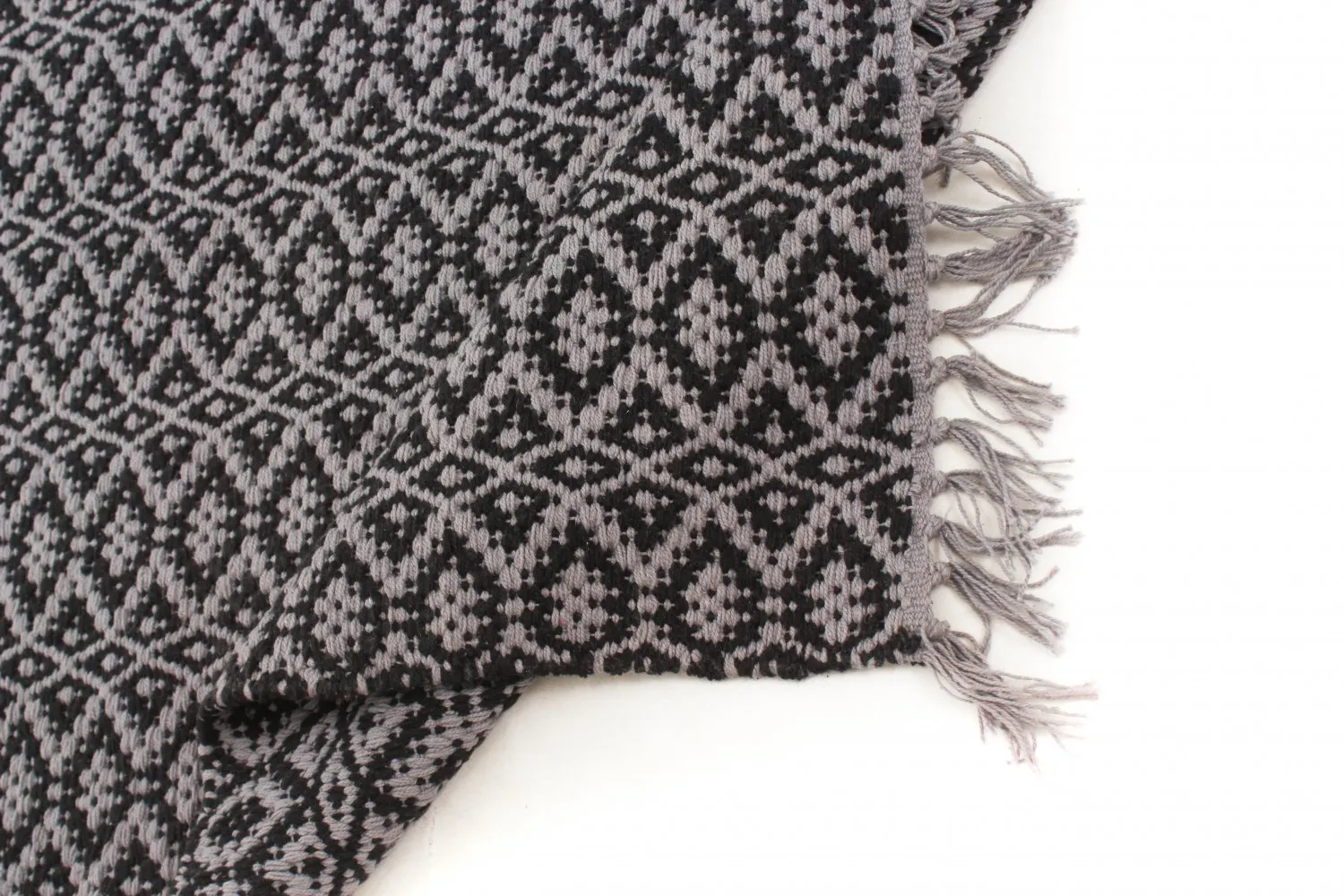 Tappeto Di Stracci - Lykke (grigio/nero)