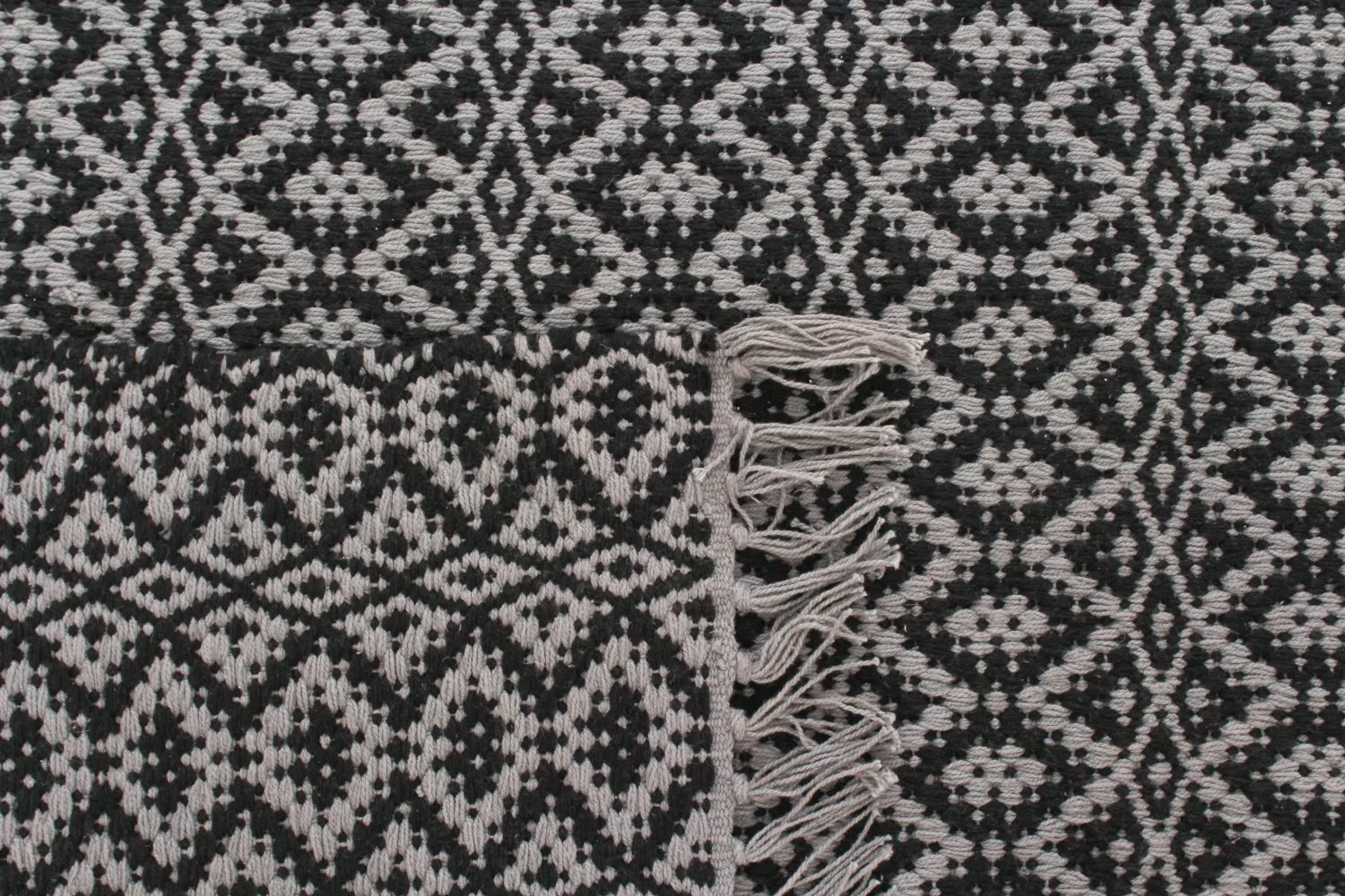 Tappeto Di Stracci - Lykke (grigio/nero)